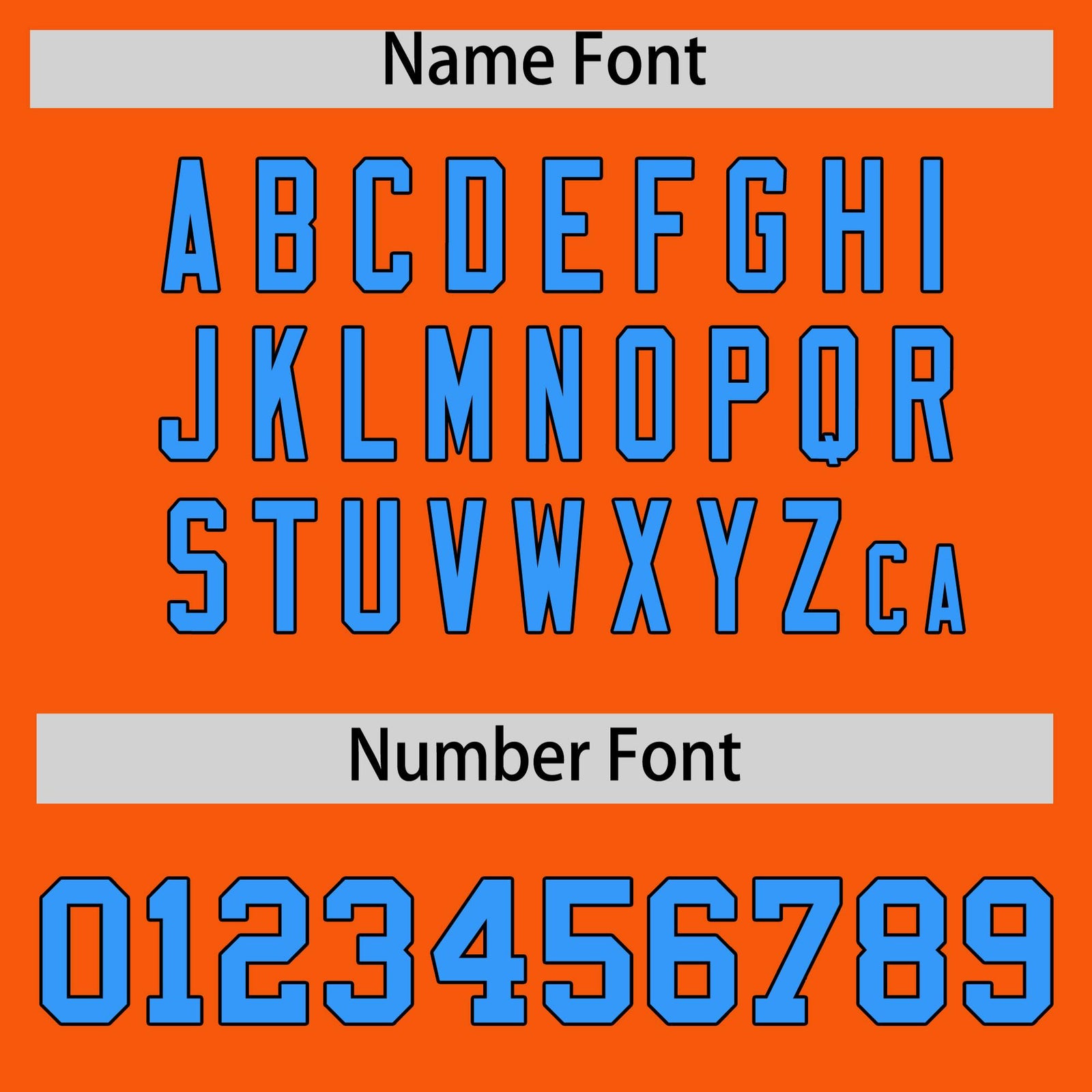 Custom Orange Powder Blue Black Full-Snap Varsity Raglan Sleeves Gradient Letterman Jacket