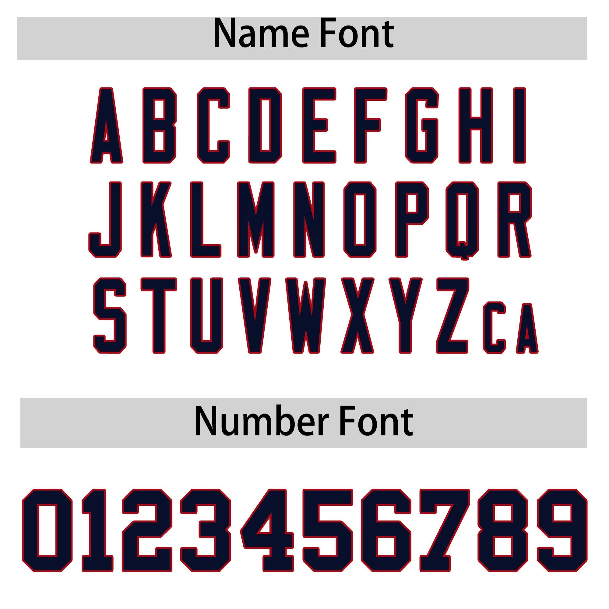 Custom White Navy Red Full-Snap Varsity Raglan Sleeves Gradient Letterman Jacket