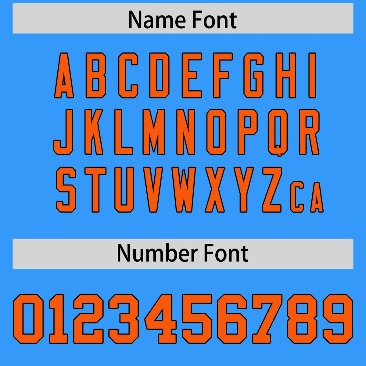 Custom Powder Blue Orange Black Full-Snap Varsity Raglan Sleeves Gradient Letterman Jacket