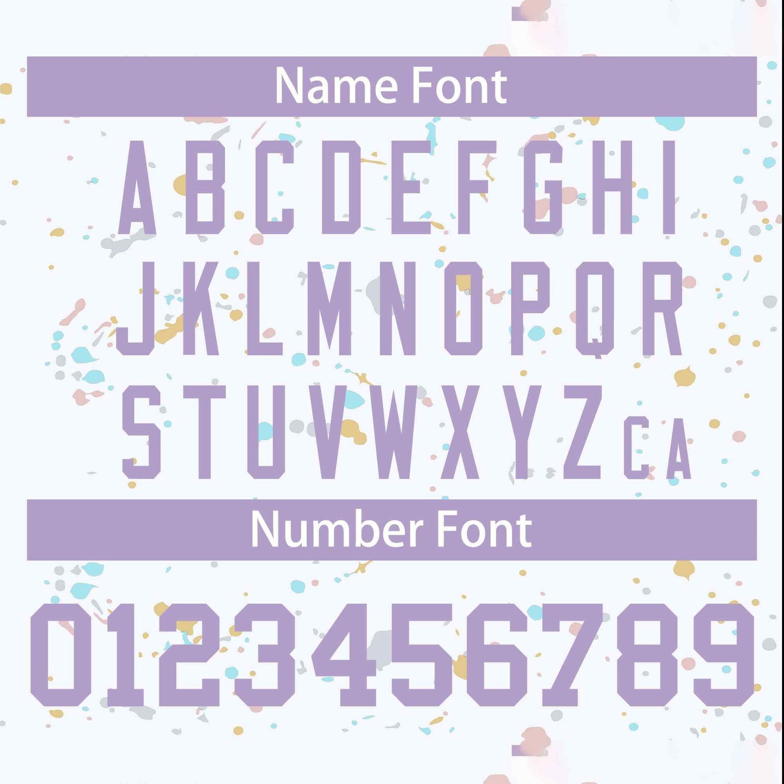 Custom White Purple Varsity Full-Zip Splash Graffiti Pattern Letterman Jacket