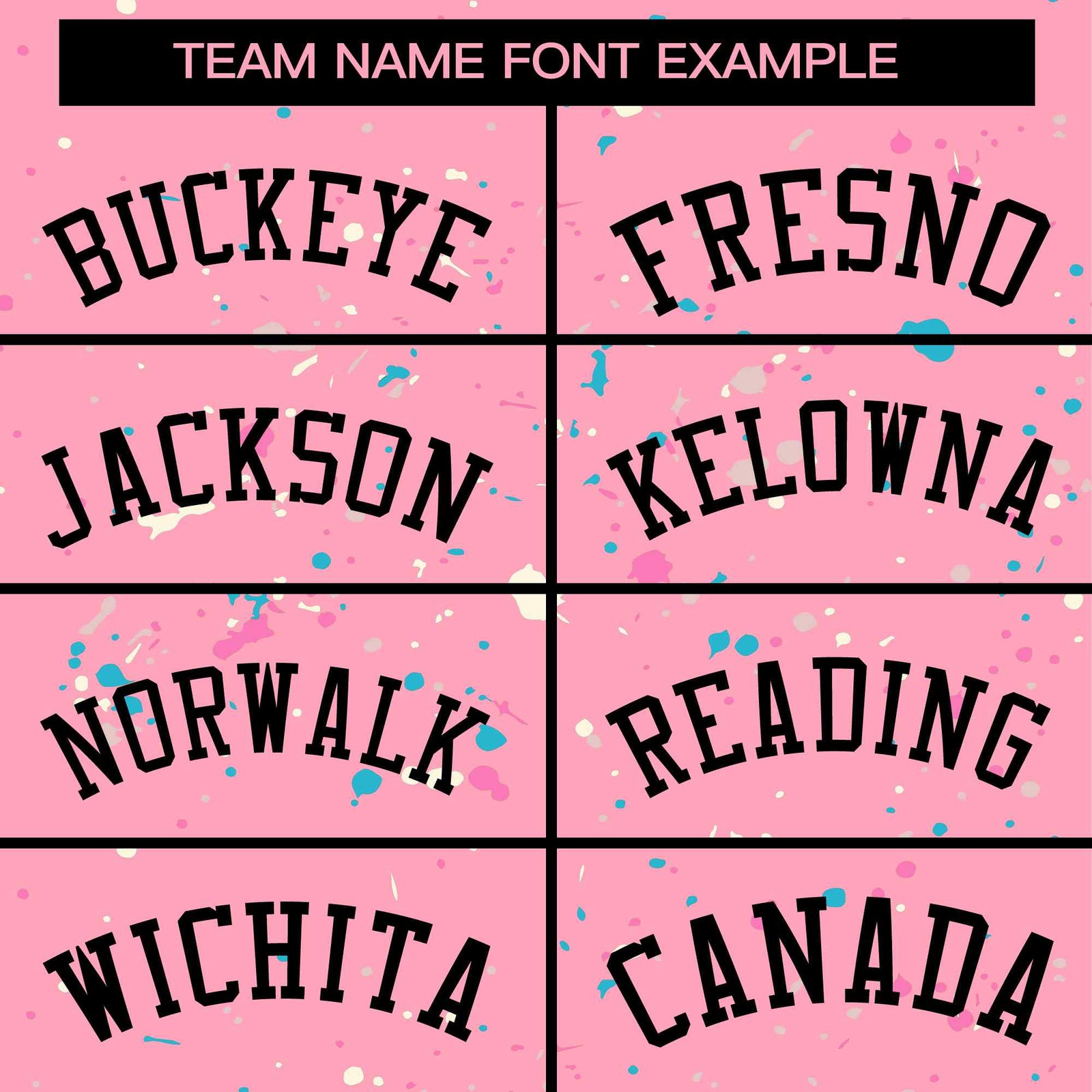 Custom Pink Black Varsity Full-Zip Splash Graffiti Pattern Letterman Jacket