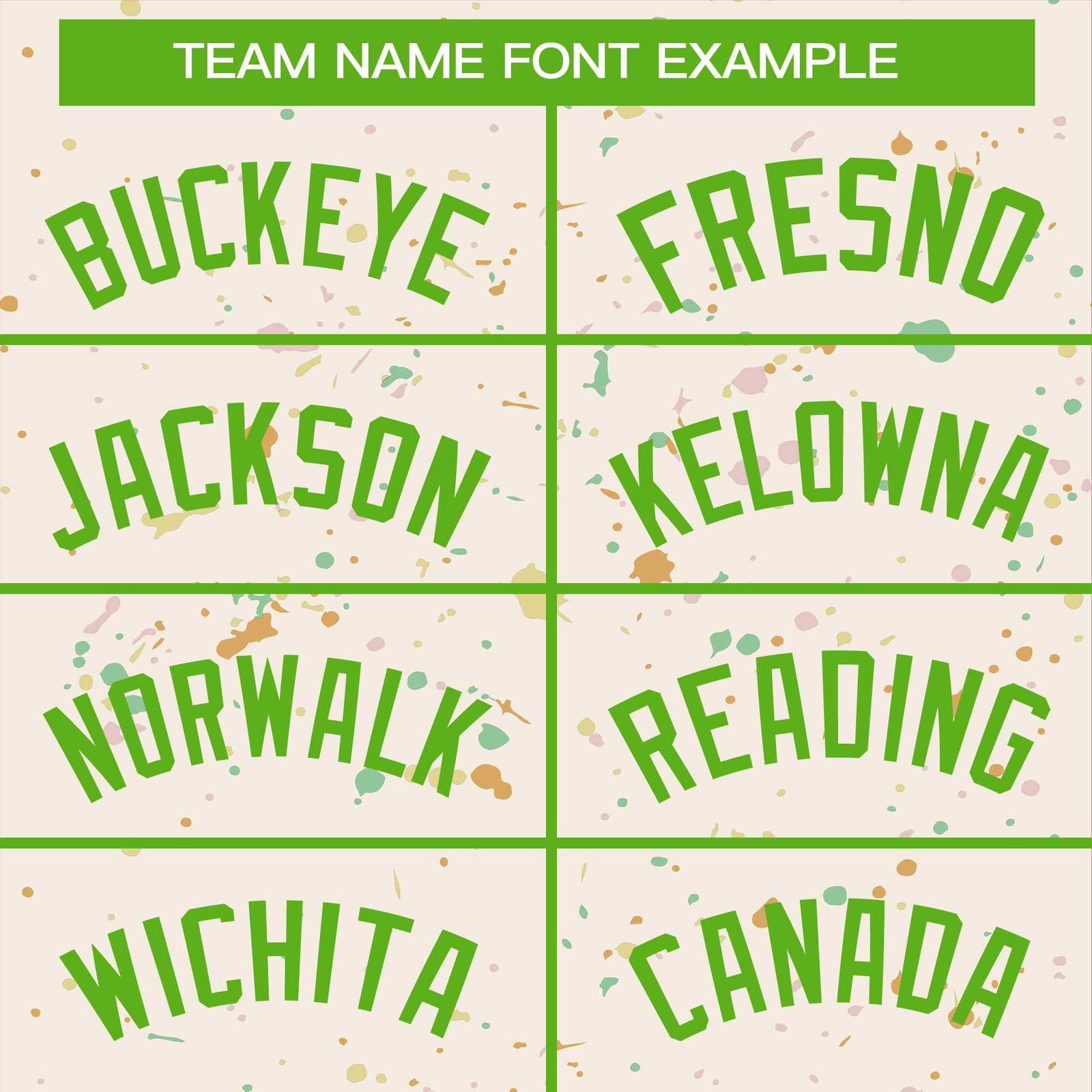 Custom Cream Green Varsity Full-Zip Splash Graffiti Pattern Letterman Jacket