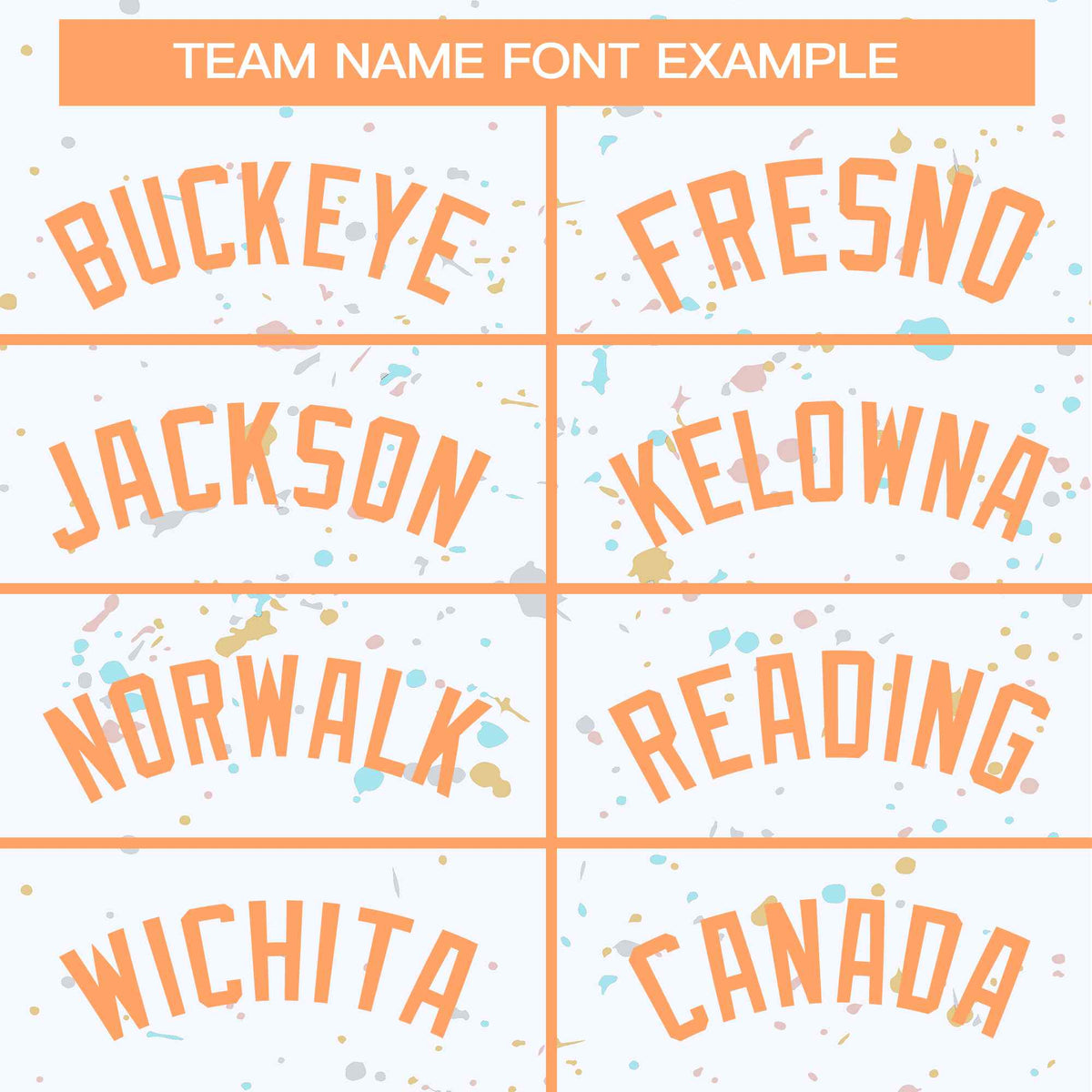 Custom White Orange Varsity Full-Zip Splash Graffiti Pattern Letterman Jacket