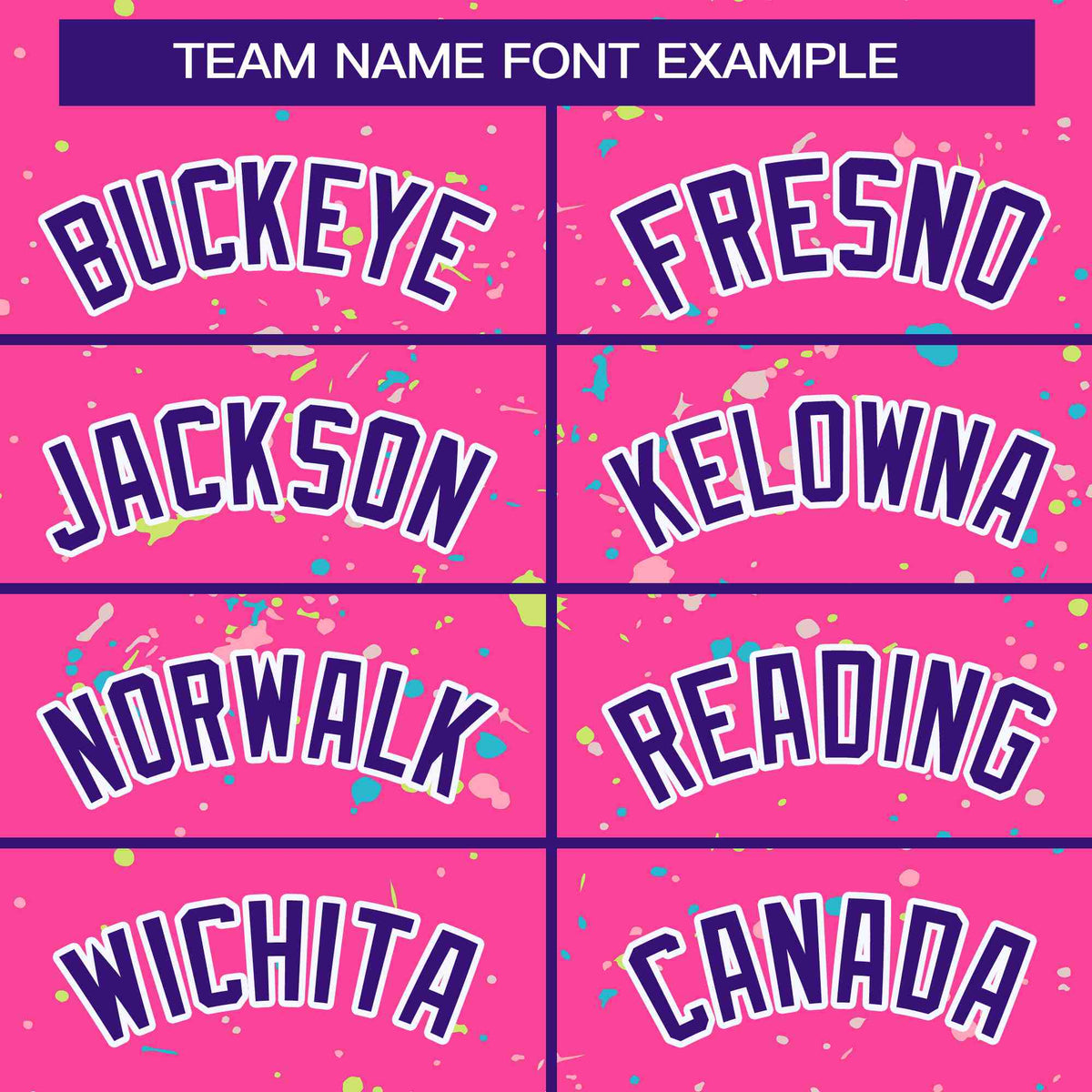 Custom Pink Purple-White Varsity Full-Zip Splash Graffiti Pattern Letterman Jacket