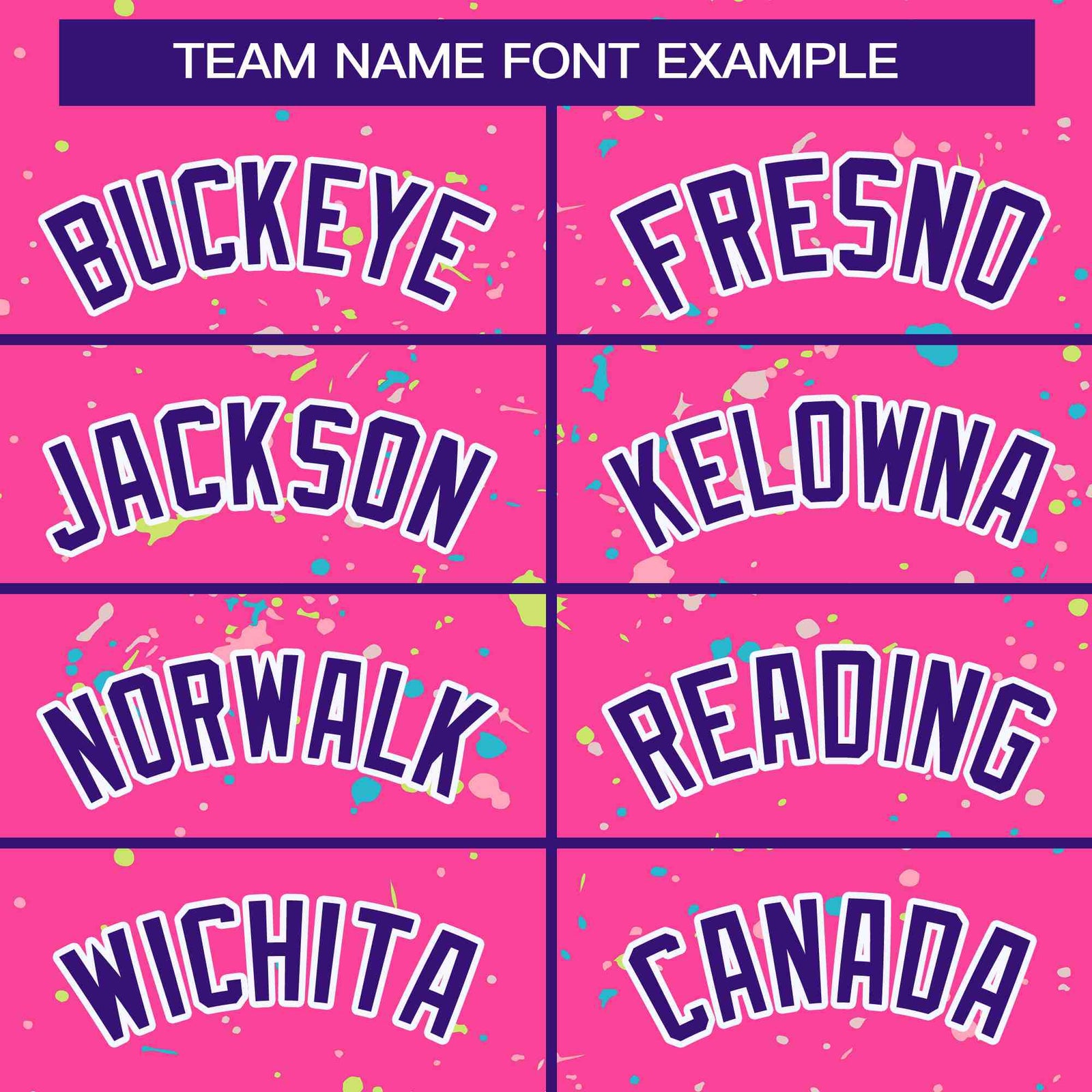 Custom Pink Purple-White Varsity Full-Zip Splash Graffiti Pattern Letterman Jacket