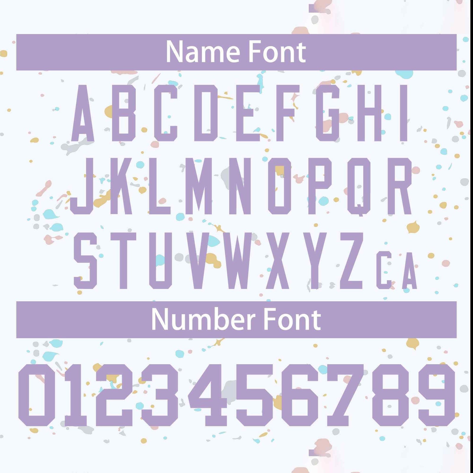 Custom White Purple Varsity Full-Zip Splash Graffiti Pattern Letterman Jacket