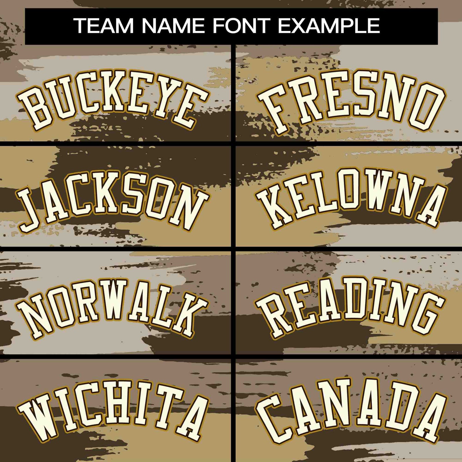 Custom Khaki Old Gold Varsity Full-Zip Camo Letterman Bomber Jacket