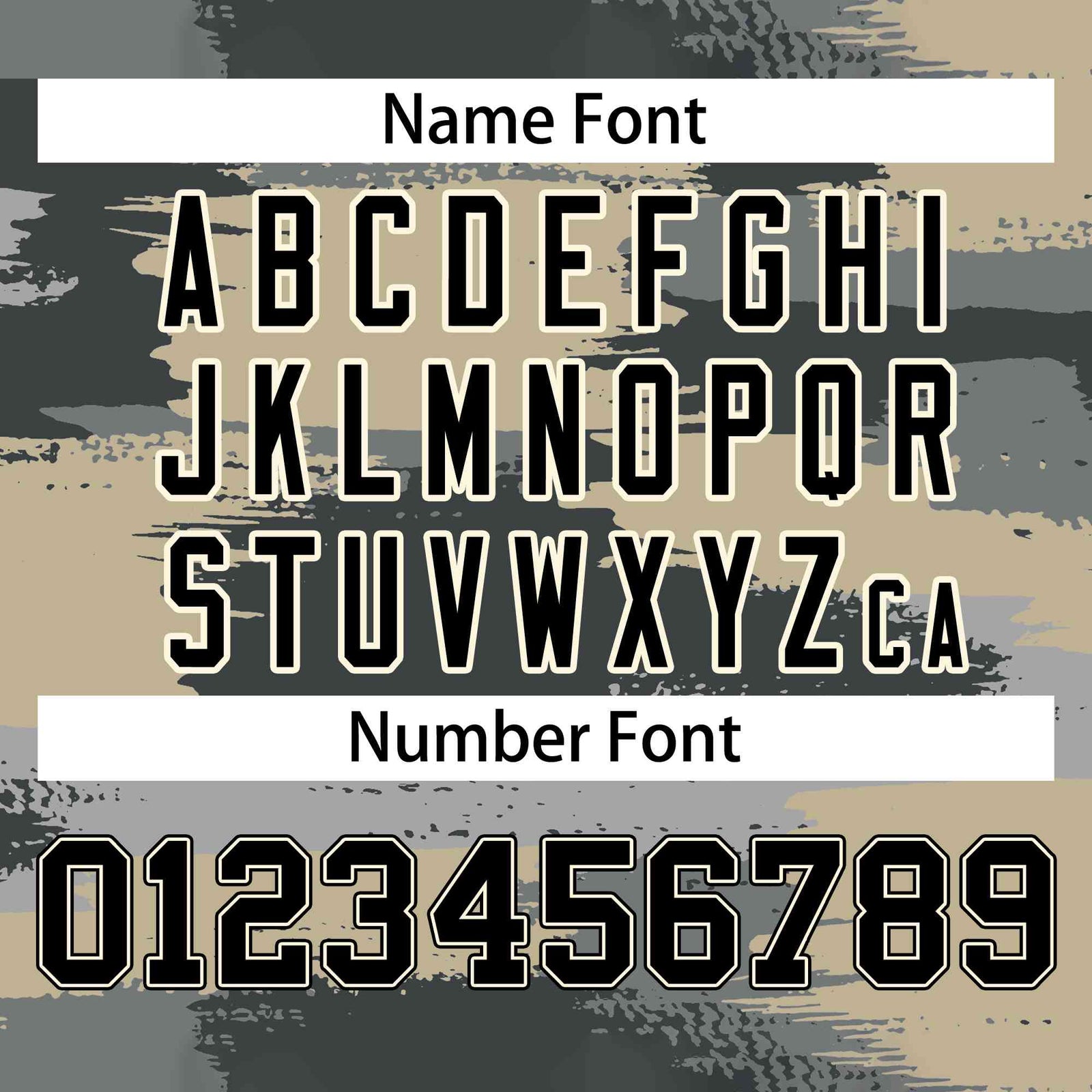 Custom Black Khaki Varsity Full-Zip Camo Letterman Bomber Jacket