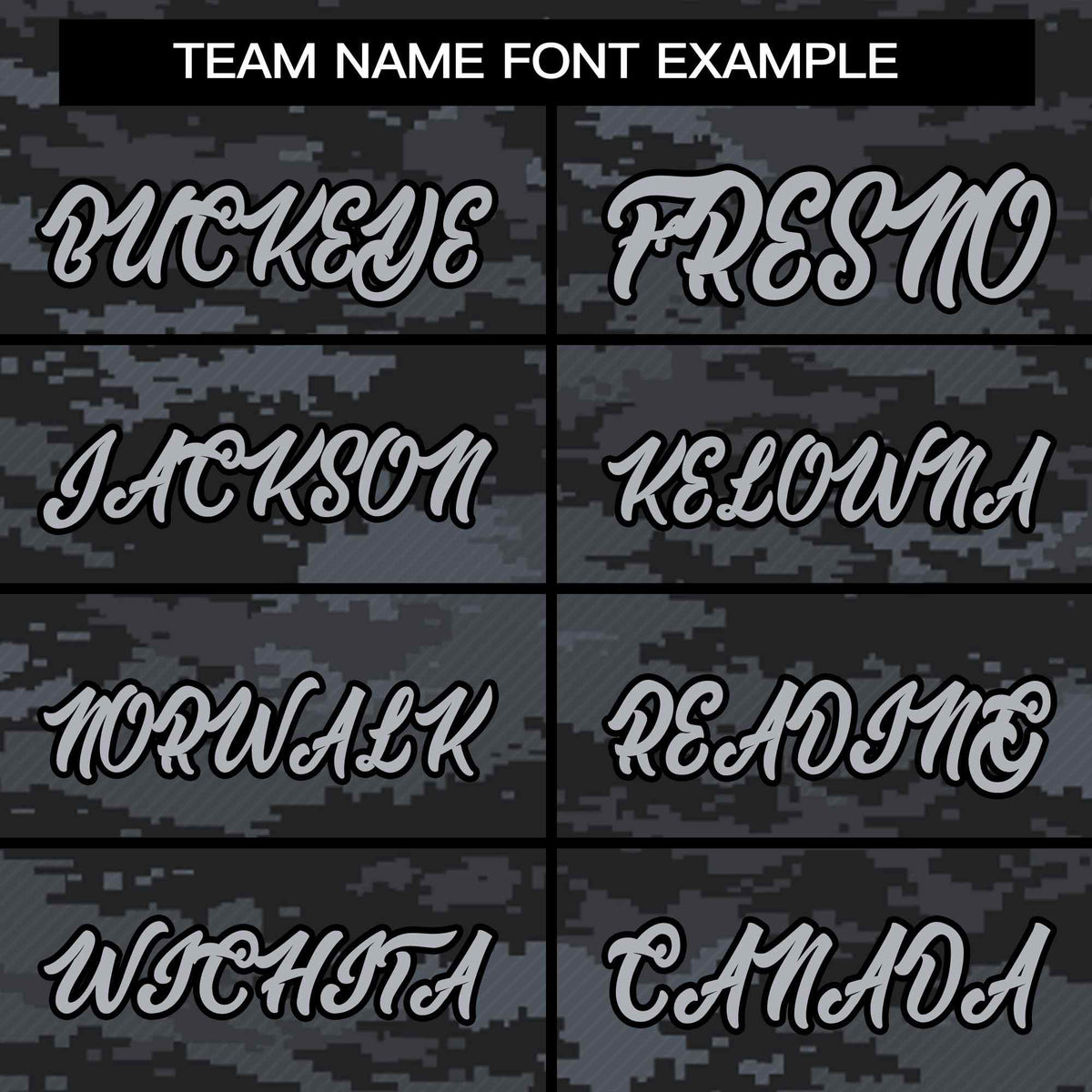 Custom Gray Black Varsity Full-Zip Camo Letterman Bomber Jacket