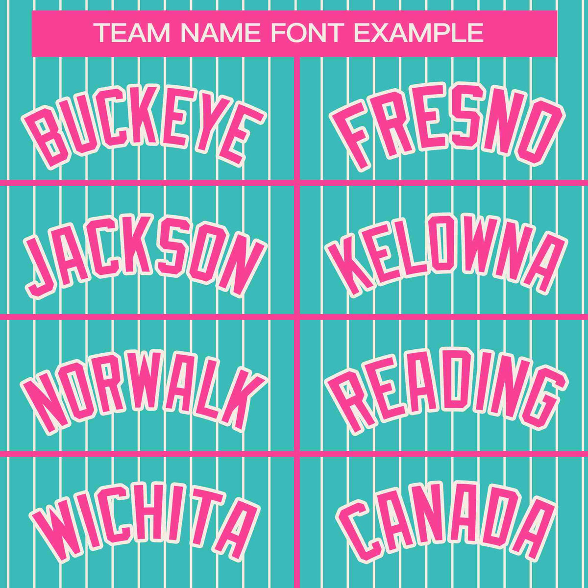 Custom Aqua Pink-White Stripe Fashion Bomber Varsity Jacket with Raglan Sleeves