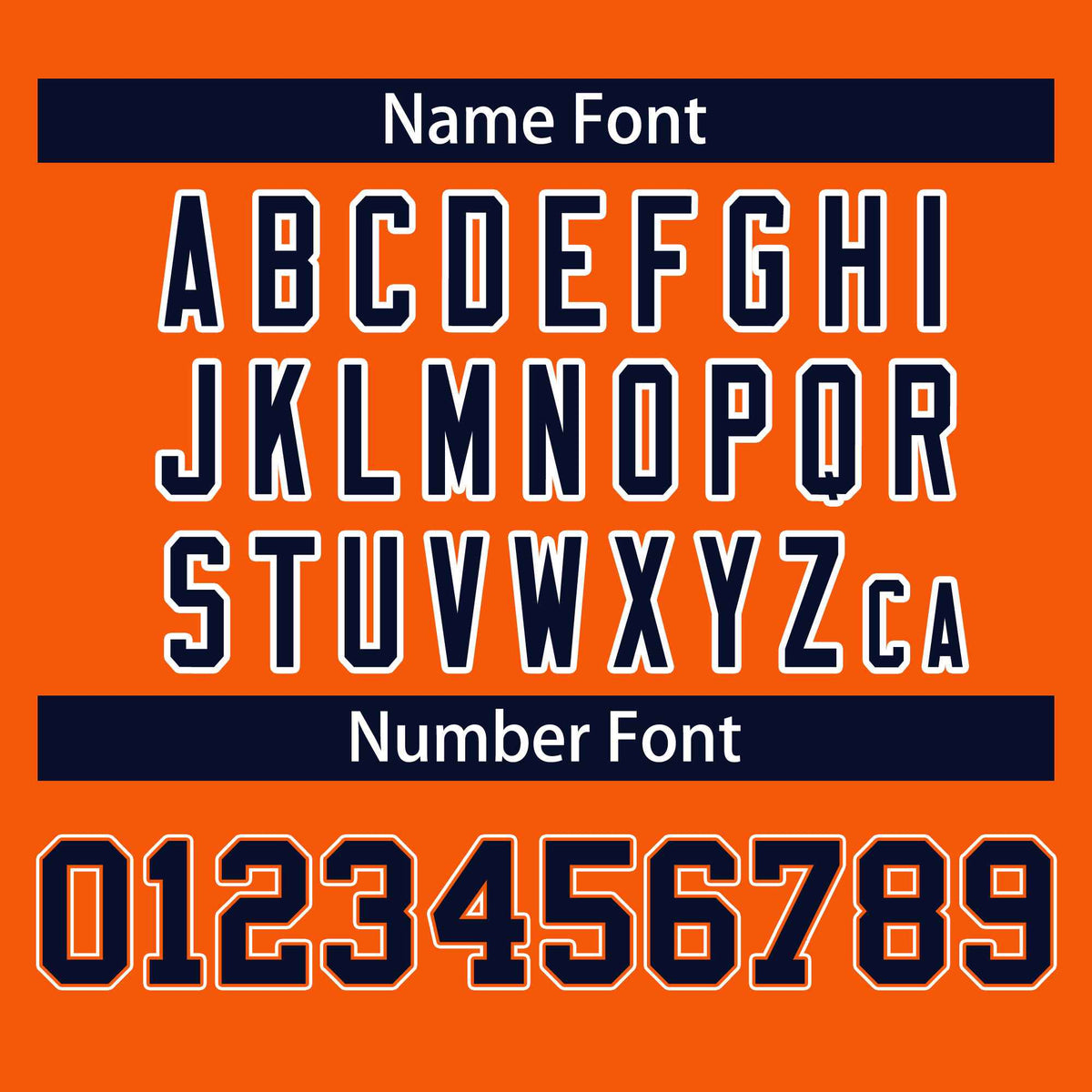 Custom Orange Navy Varsity Full-Snap Color Block Letterman Baseball Jacket