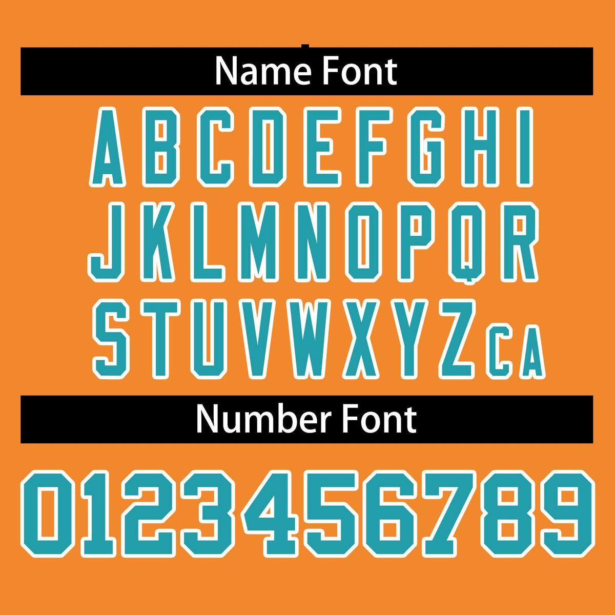 Custom Orange Aqua Varsity Full-Snap Raglan Sleeves Letterman Baseball Jacket