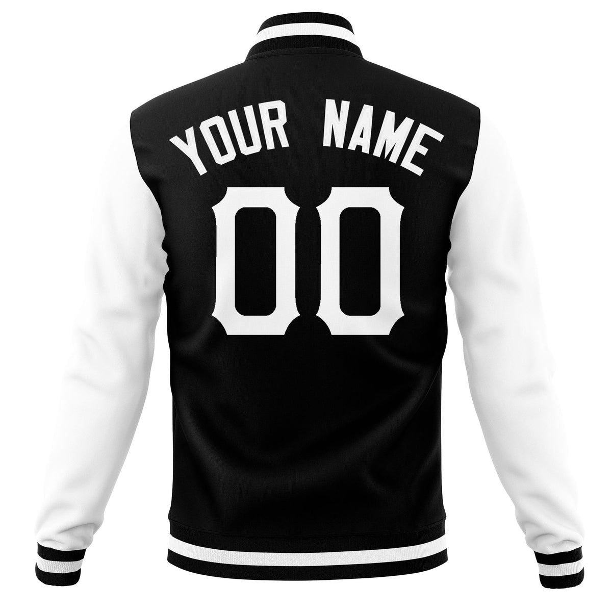 Custom Cotton Blend Baseball Jackets Varsity Letterman Full-Snap Coats for Adults
