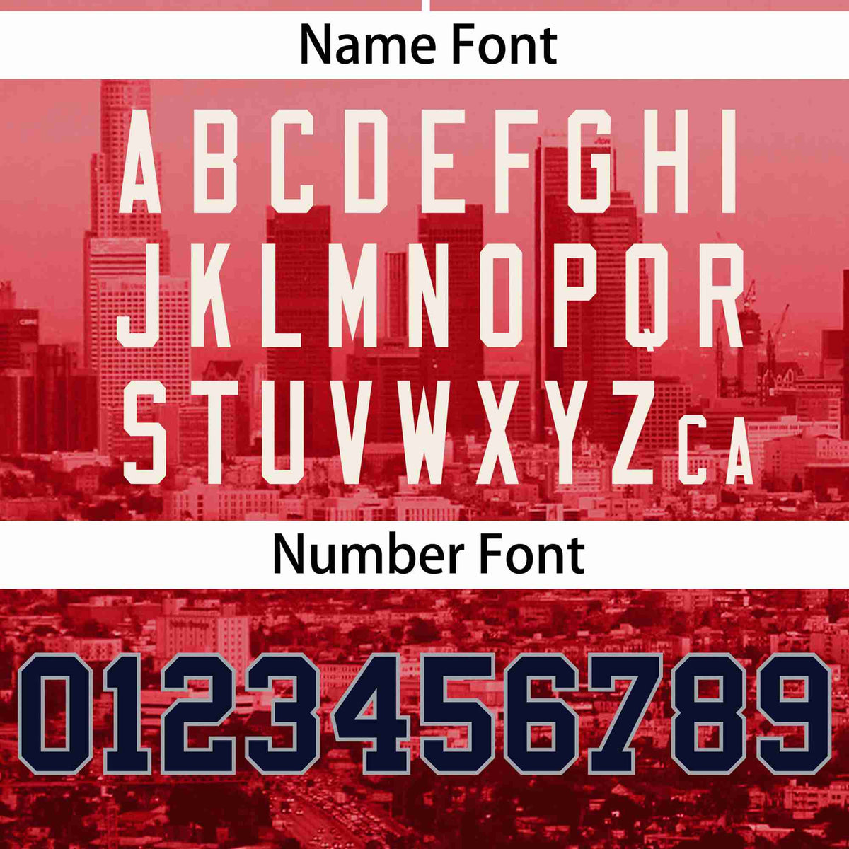 Custom Red Cream Los Angeles City Connect Track Varsity Full-Snap Jacket