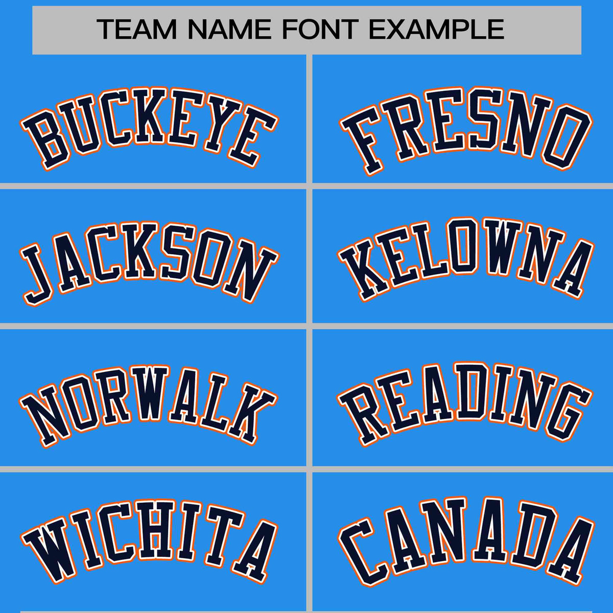 Custom Powder Blue Navy-Orange Color Block Bomber Varsity Full-Snap Baseball Jacket