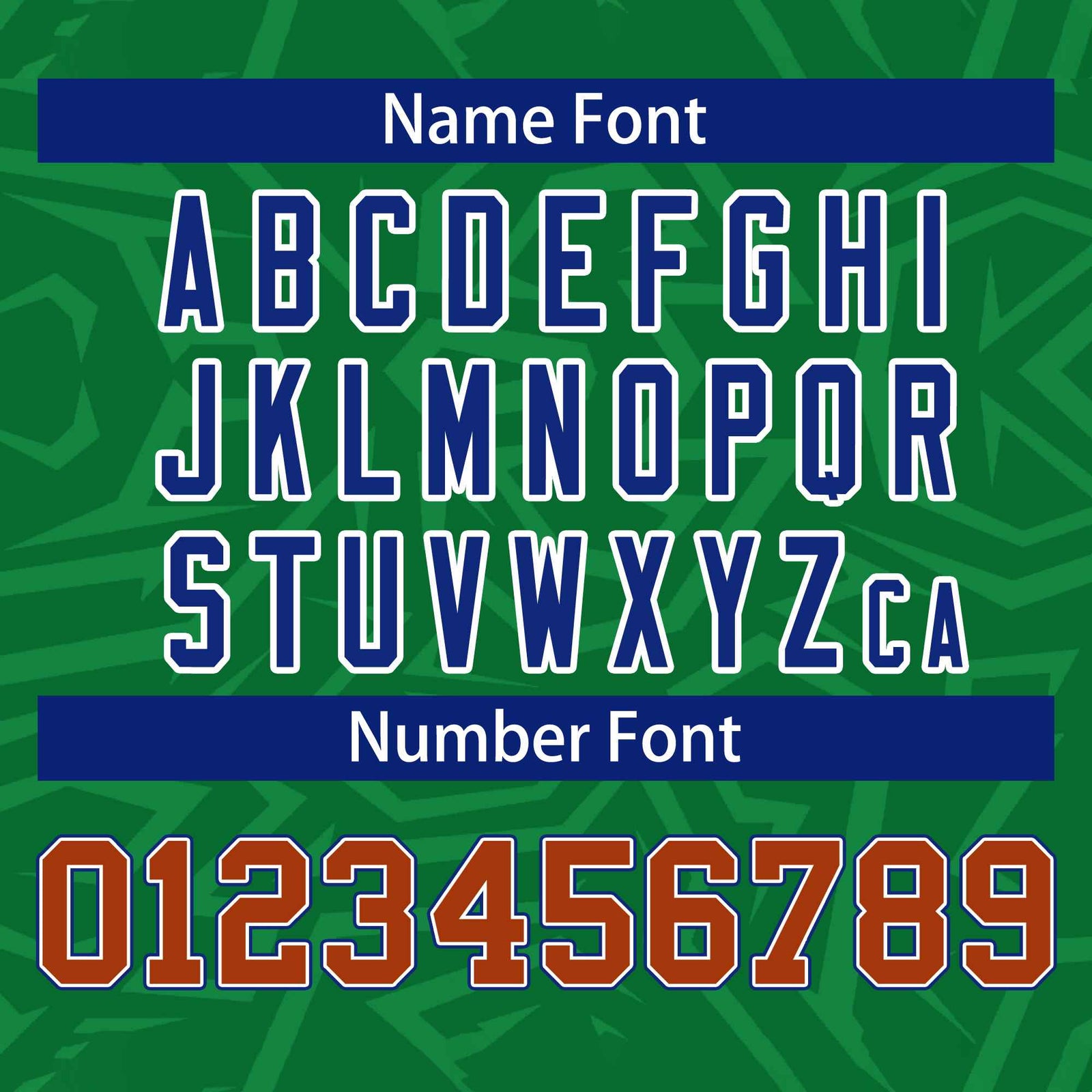 Custom Kelly Green Orange-Royal Stripe Graffiti Pattern Varsity Full-Snap Jacket