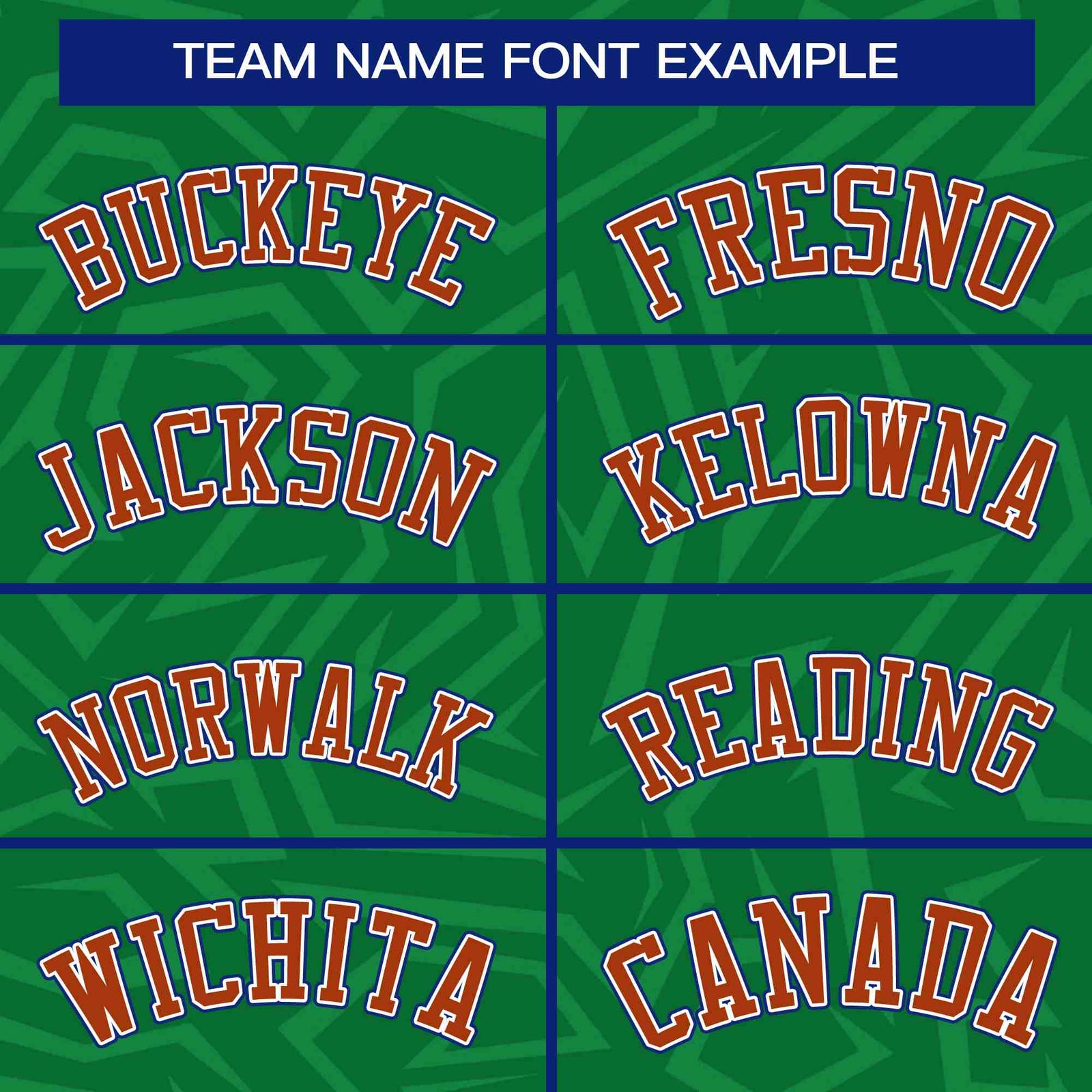 Custom Kelly Green Orange-Royal Stripe Graffiti Pattern Varsity Full-Snap Jacket