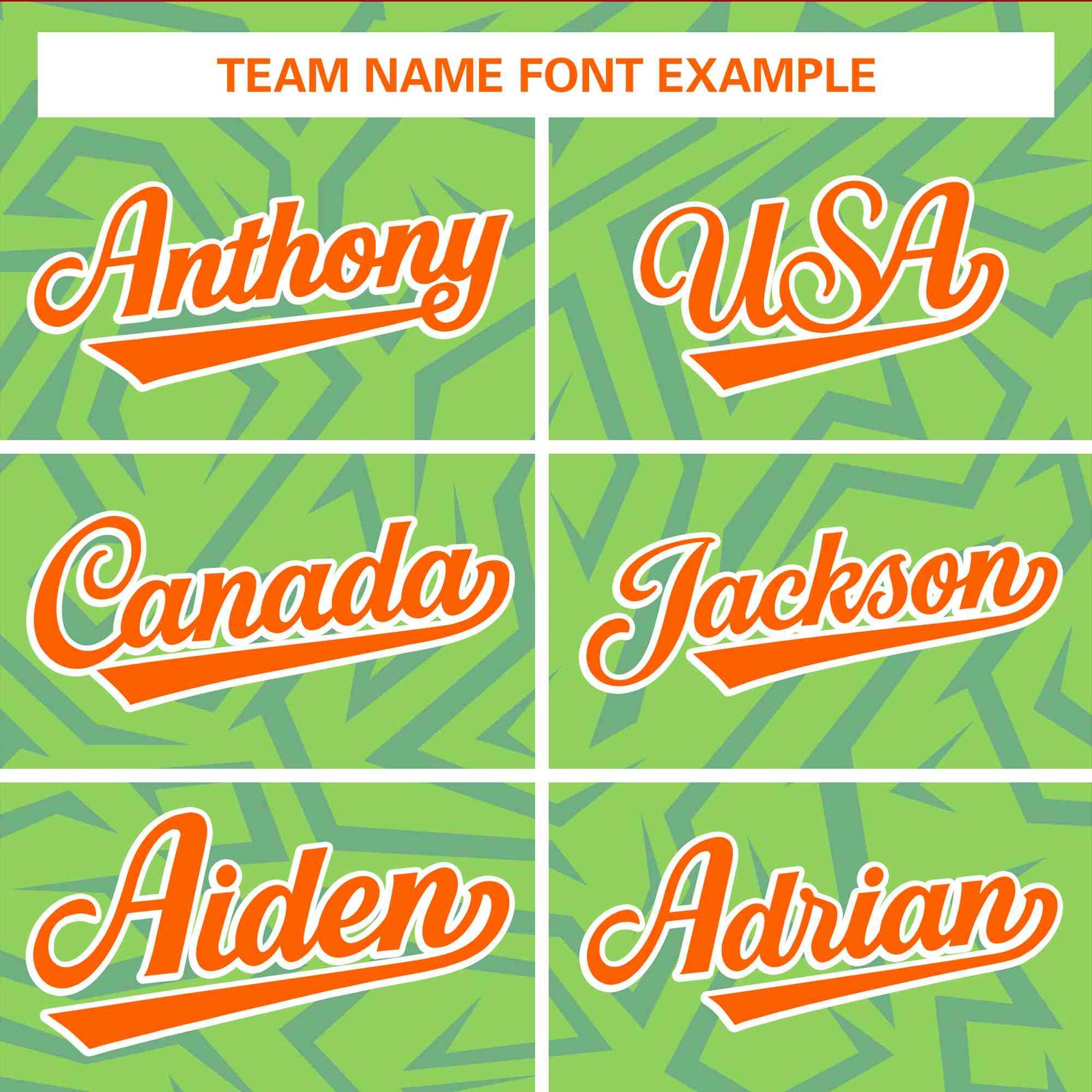 Custom Green Orange-White Stripe Graffiti Pattern Varsity Full-Snap Jacket