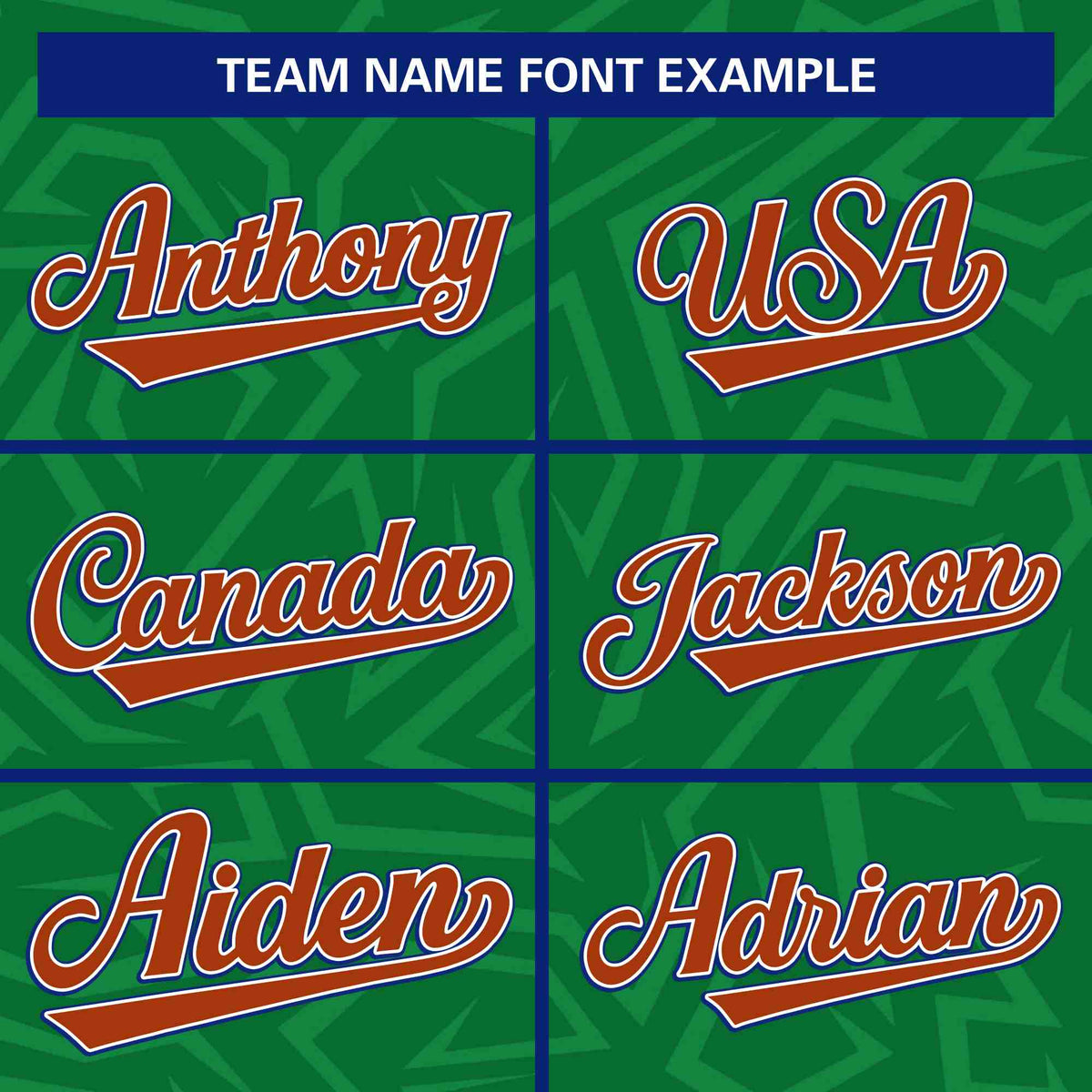 Custom Kelly Green Orange-Royal Stripe Graffiti Pattern Varsity Full-Snap Jacket