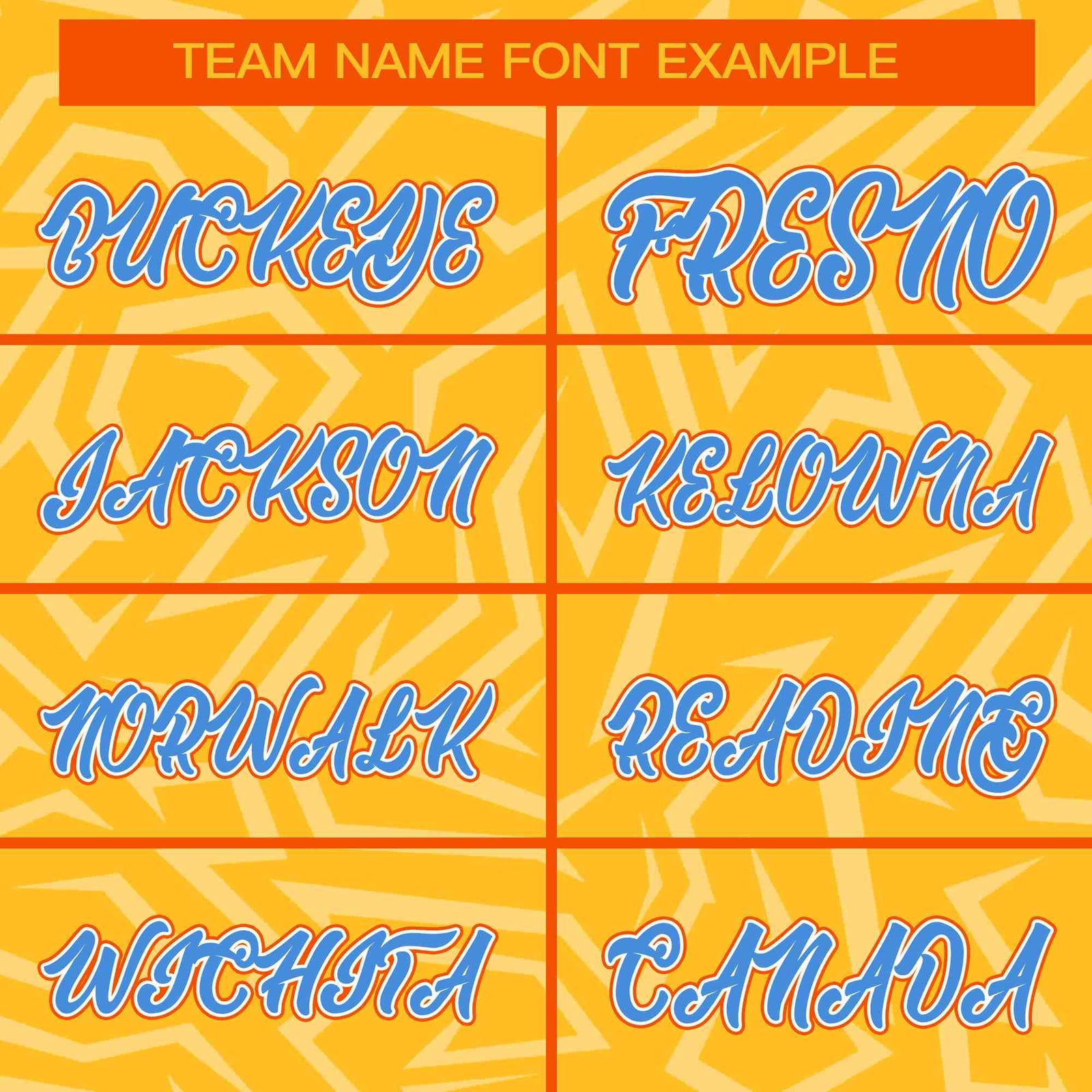 Custom Gold Powder Blue-Orange Stripe Graffiti Pattern Varsity Full-Snap Jacket