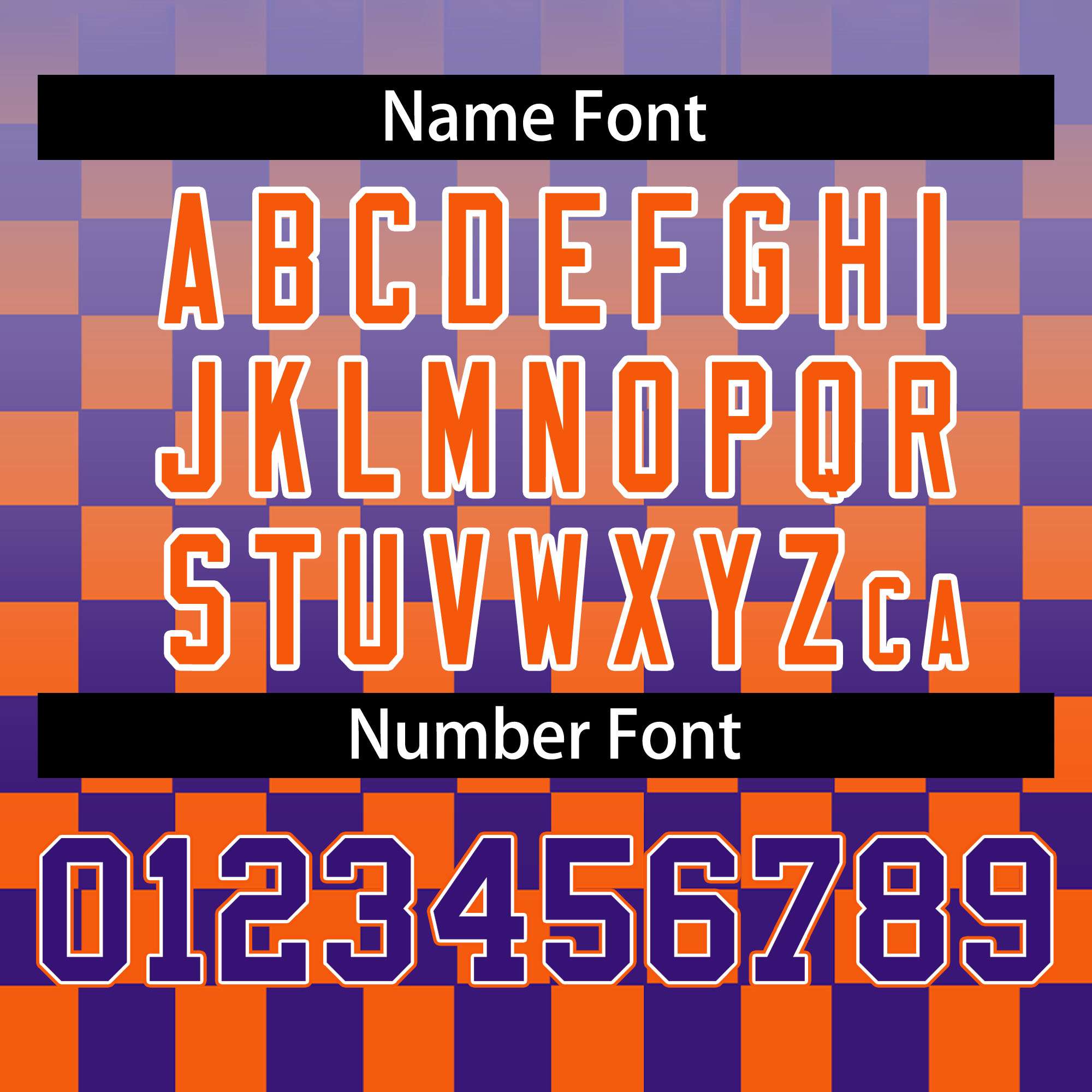 Custom Purple Orange Grid Varsity Full-Zip Color Block Letterman Raglan Sleeve Jacket