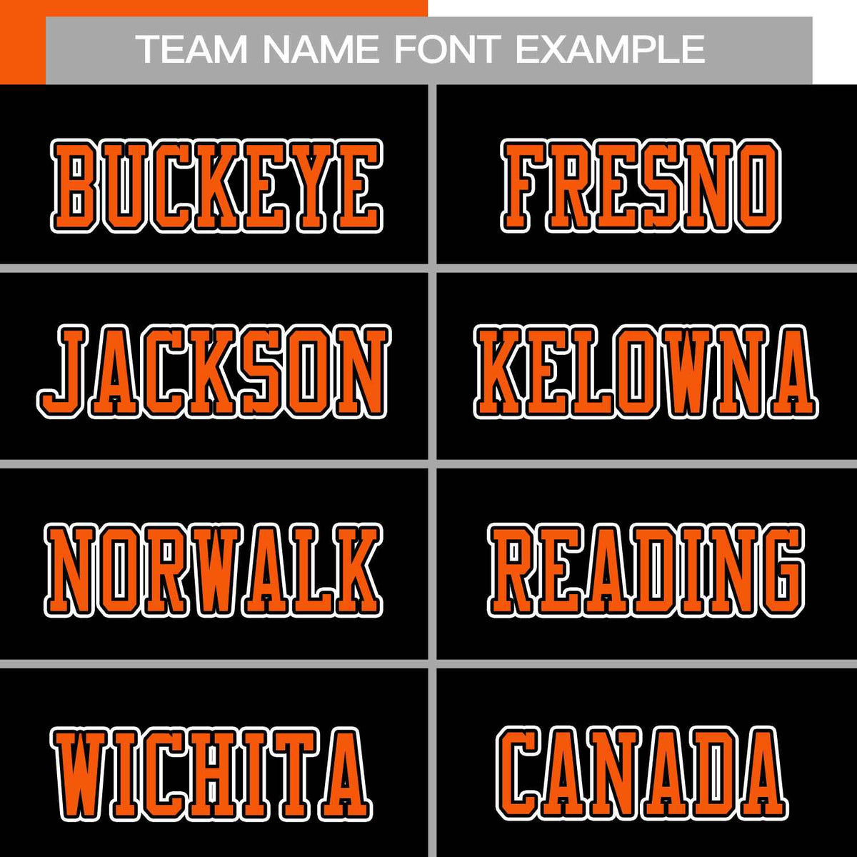 Custom Orange White-Black Color Block Bomber Varsity Baseball Jacket