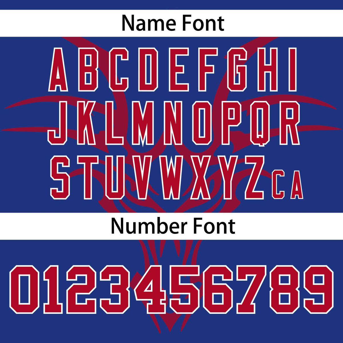 Custom Royal Red Varsity Full-Zip Dragon Head Graffiti Pattern Letterman Bomber Jacket