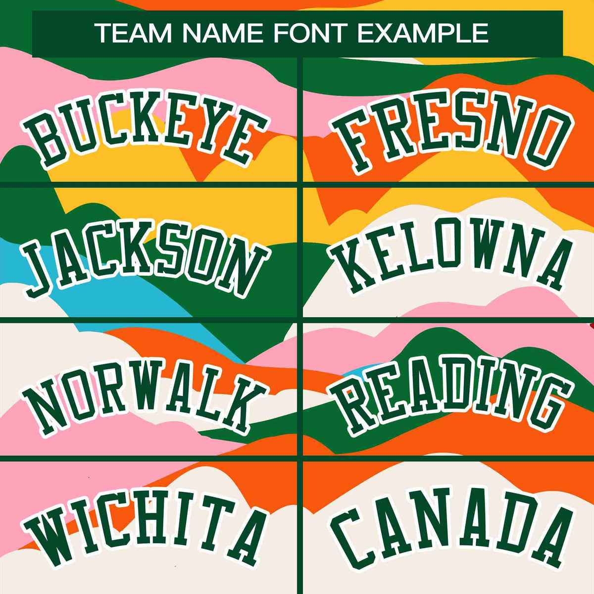 Custom Kelly Green White Multi Clouds Graffiti Pattern Varsity Full-Snap Jacket