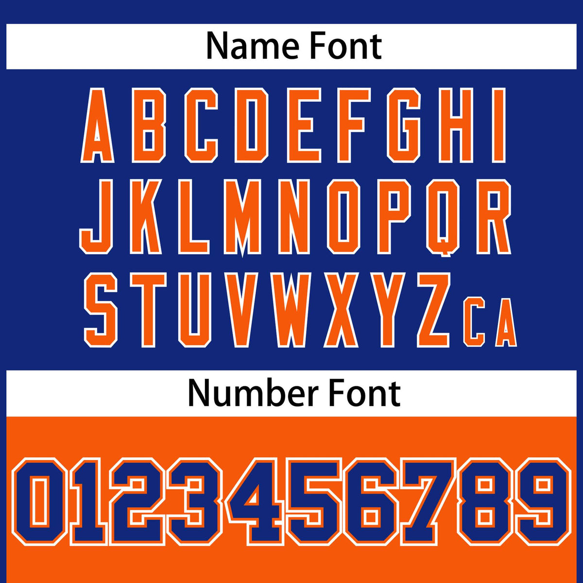 Custom Royal Orange-White Varsity Full-Snap Color Block Lettermen Baseball Jacket