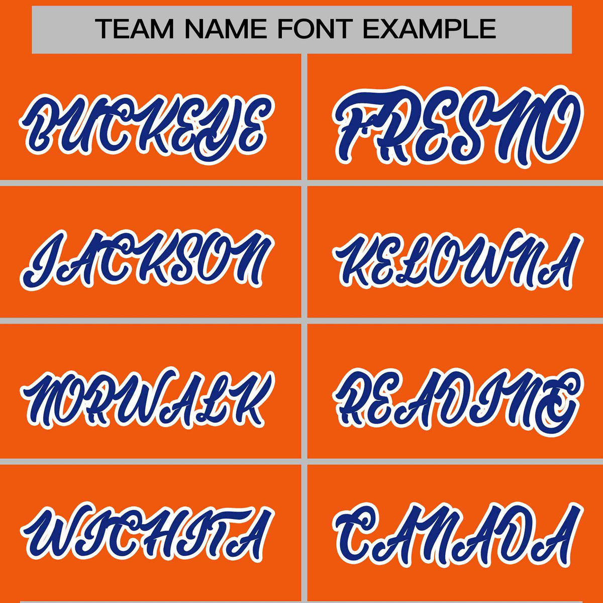 Custom Orange Royal-White Color Block Bomber Varsity Baseball Jacket