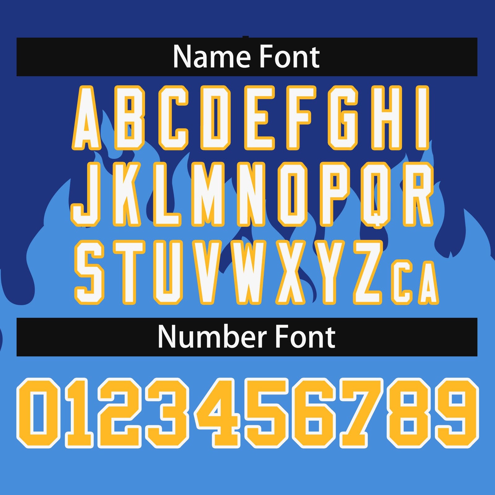 Custom Royal Powder Blue-Gold Flame Graffiti Pattern Bomber Varsity Full-Snap Jacket