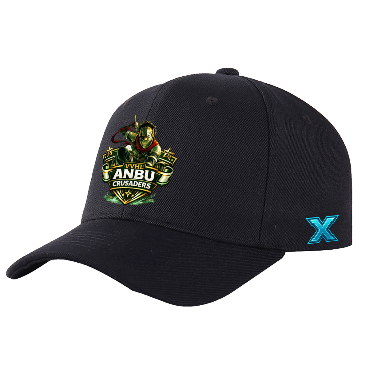 VVHL S10 Season × Anbu Crusaders 3D Puff Embroidery Flat Embroidery Baseball Cap