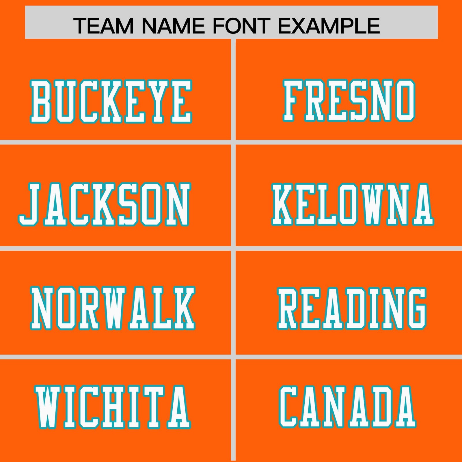 Custom Orange Aqua Personalized Color Block Authentic Football Jersey