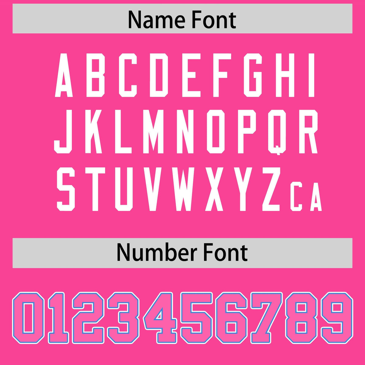 Custom Powder Blue Pink Personalized Color Block Authentic Football Jersey