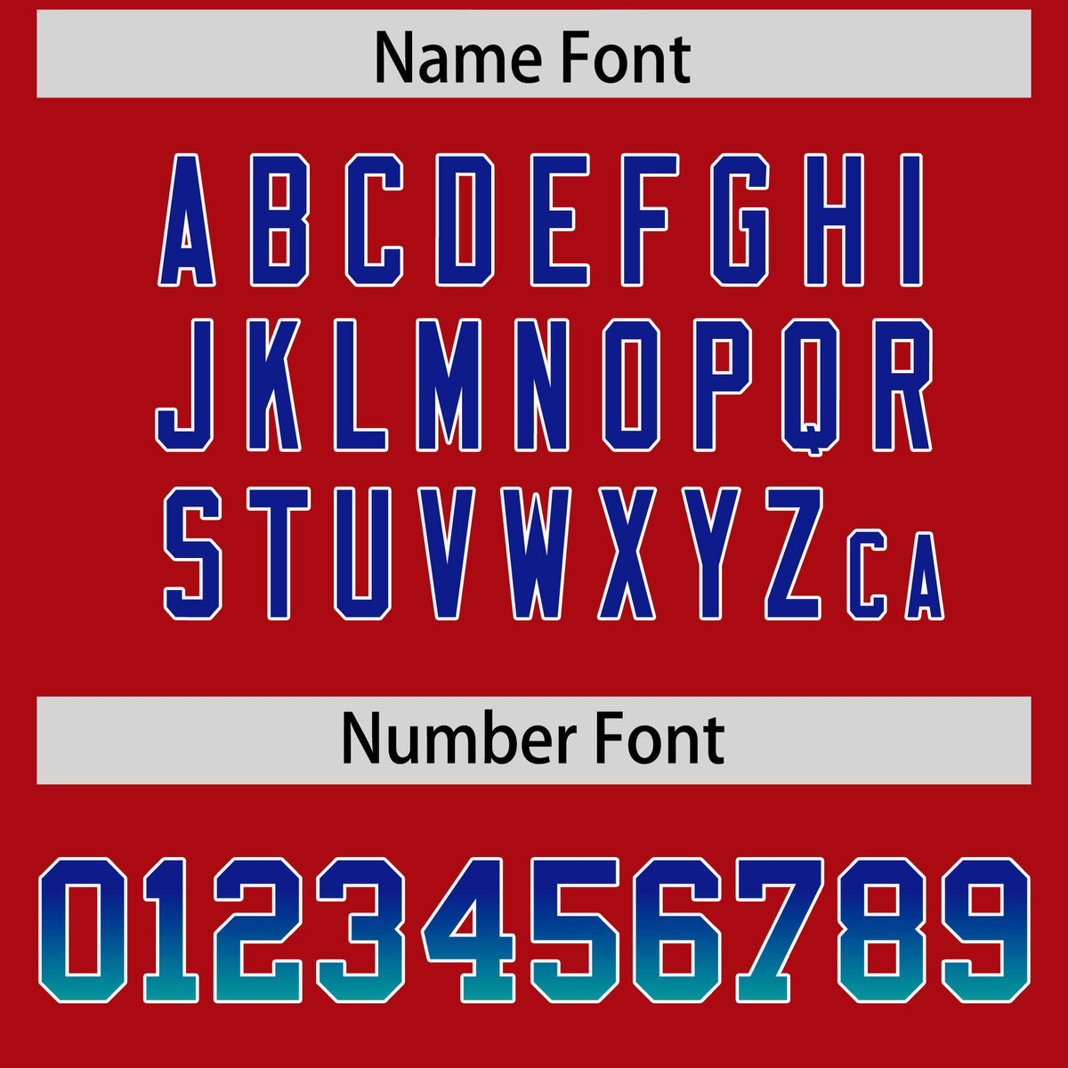 Custom Red Royal and Bright Green Sides Gradient Fashion Personalized Team Football Jersey