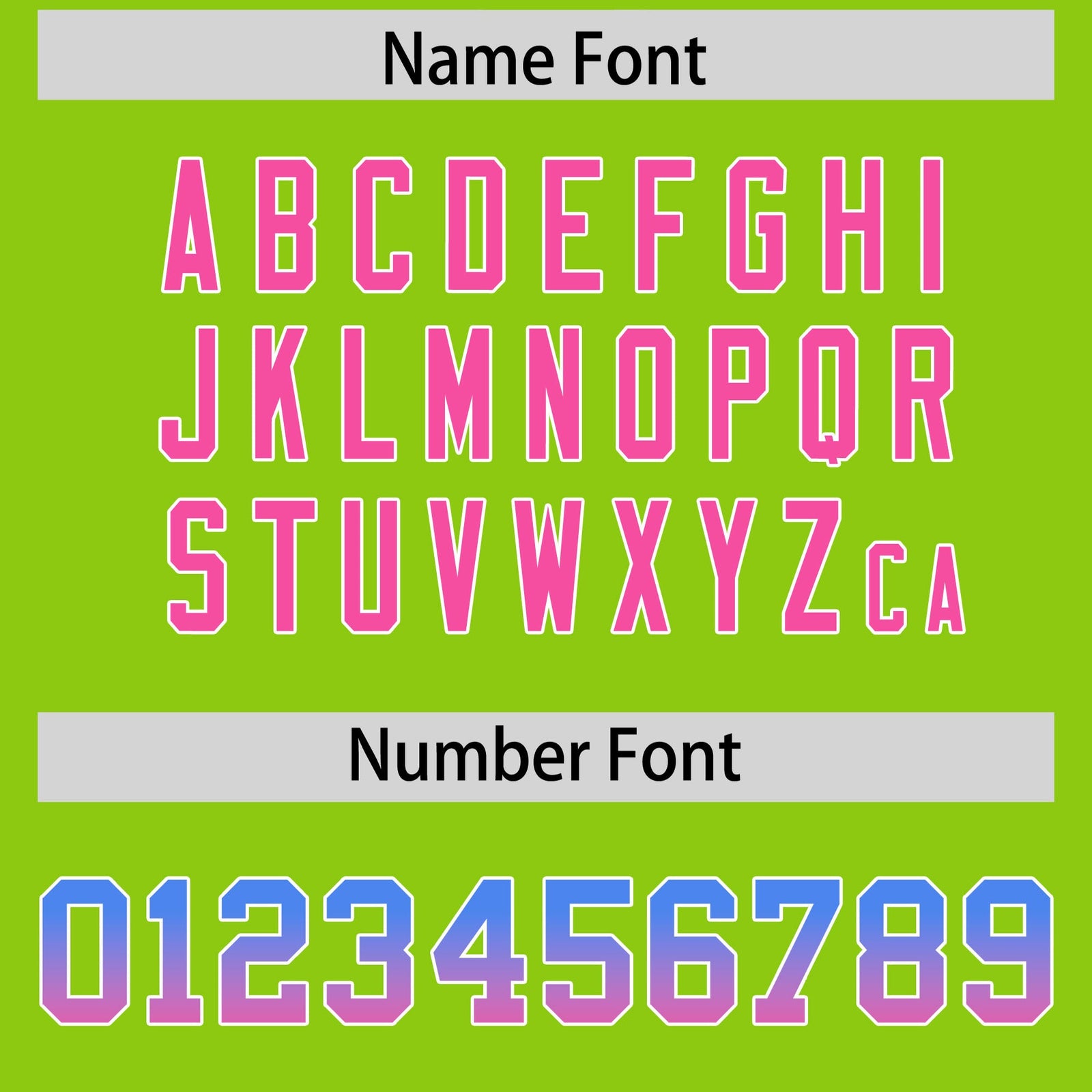 Custom Neon Green Powder Blue and Pink Sides Gradient Fashion Personalized Team Football Jersey