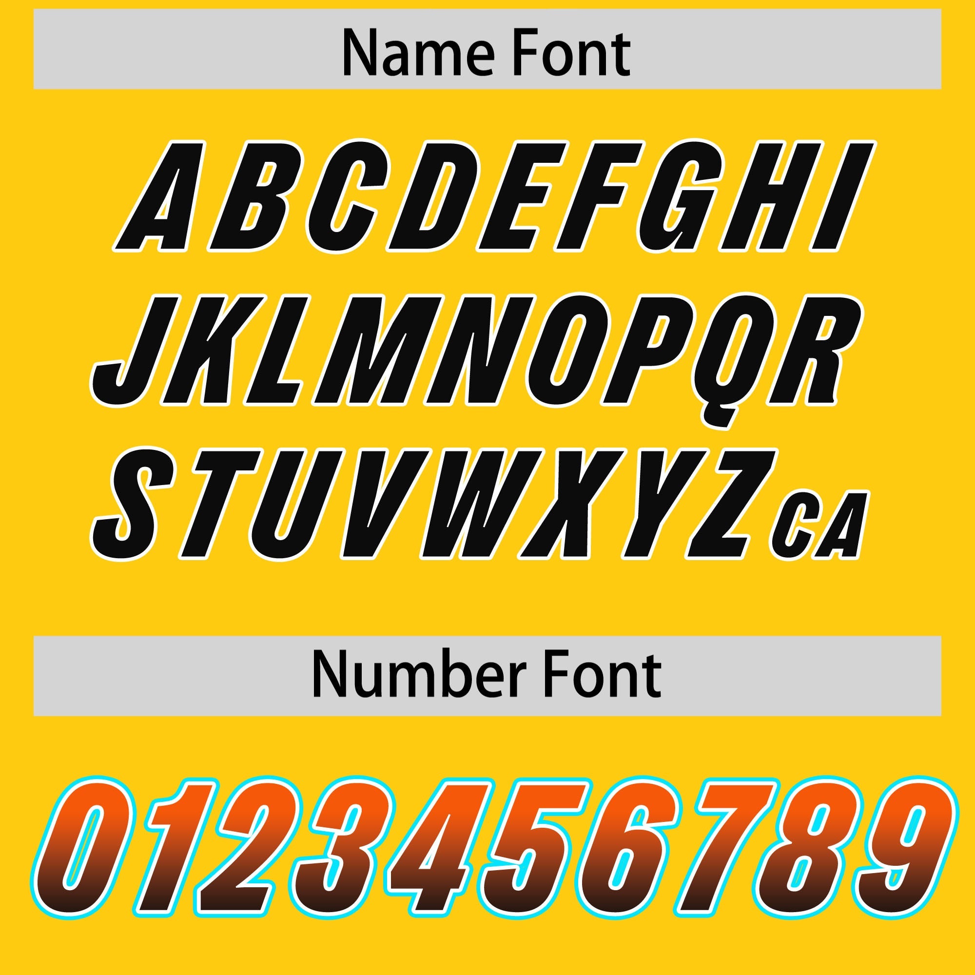 Custom Gold Orange and Black Sides Gradient Fashion Personalized Team Football Jersey
