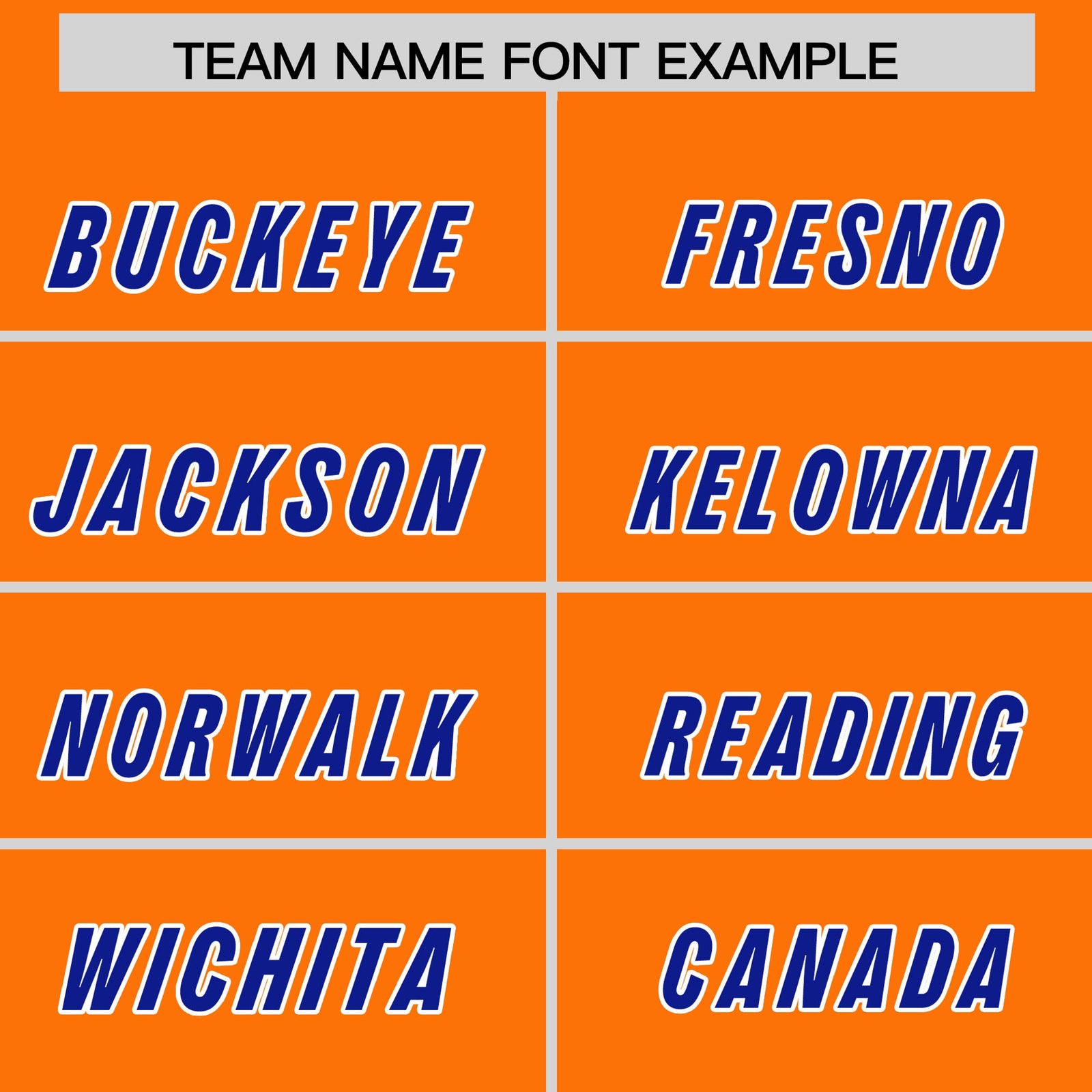 Custom Orange Royal and Powder Blue Sides Gradient Fashion Personalized Team Football Jersey