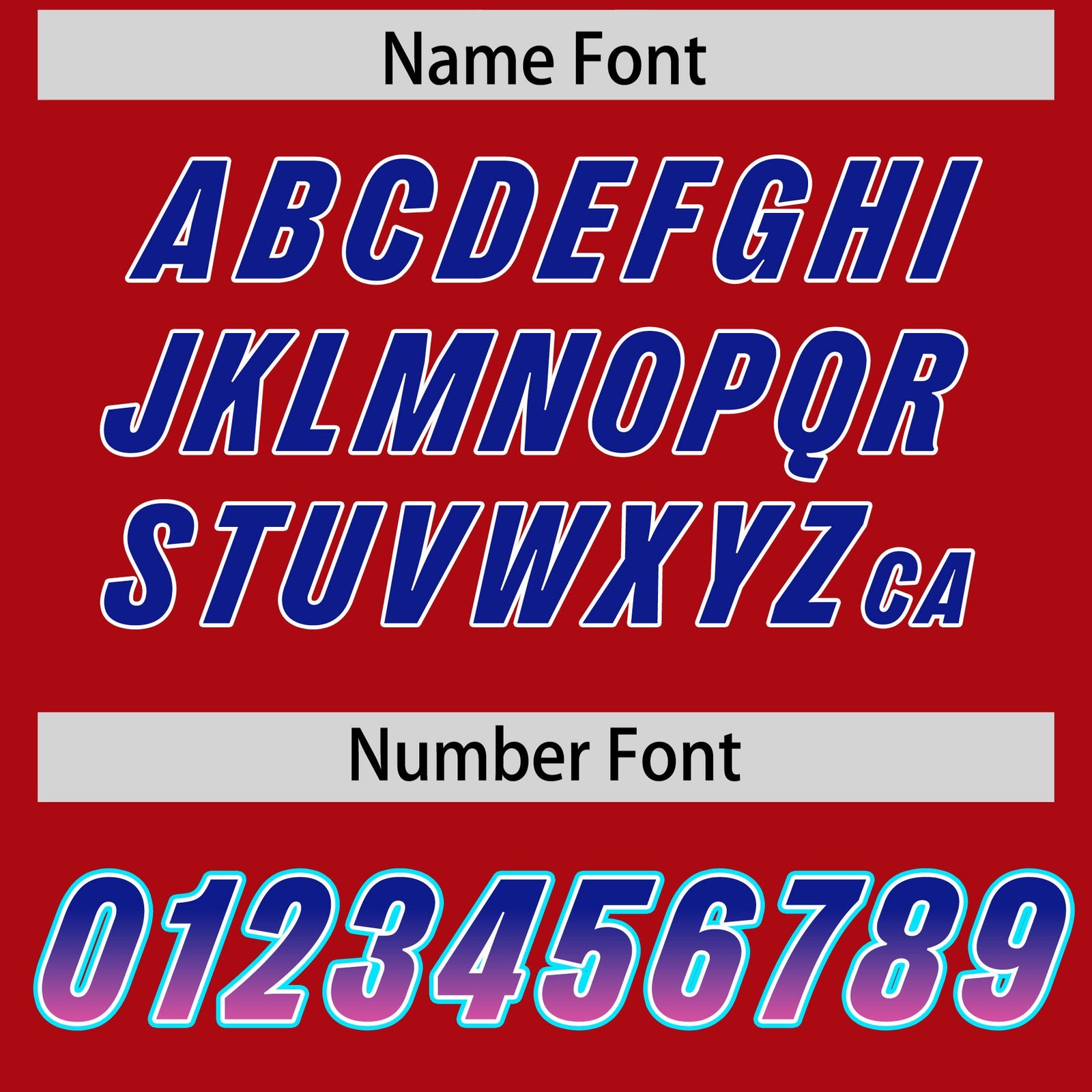 Custom Red Royal and Pink Sides Gradient Fashion Personalized Team Football Jersey