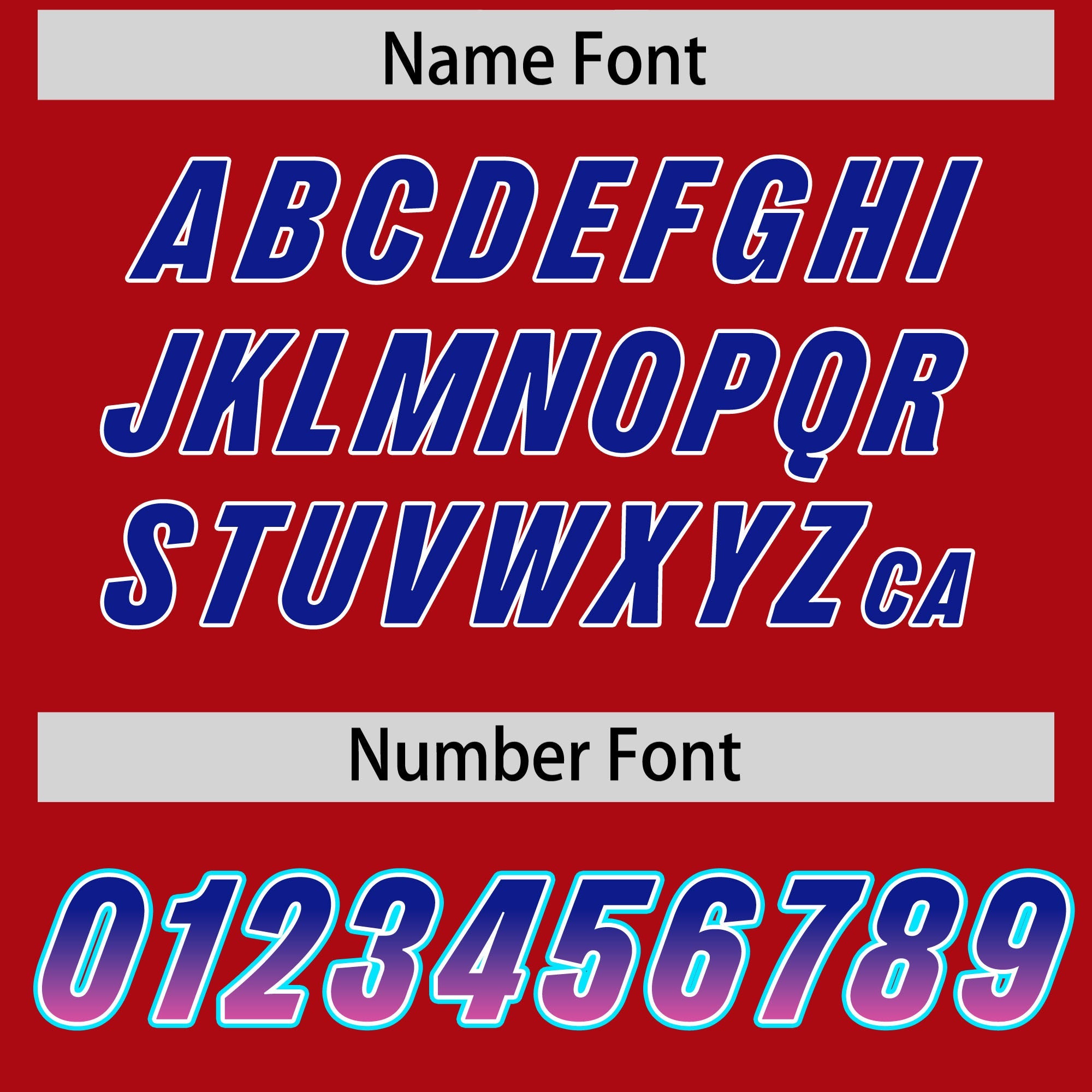 Custom Red Royal and Pink Sides Gradient Fashion Personalized Team Football Jersey