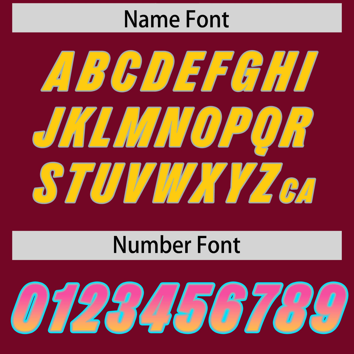 Custom Cardinal Pink and Gold Sides Gradient Fashion Personalized Team Football Jersey