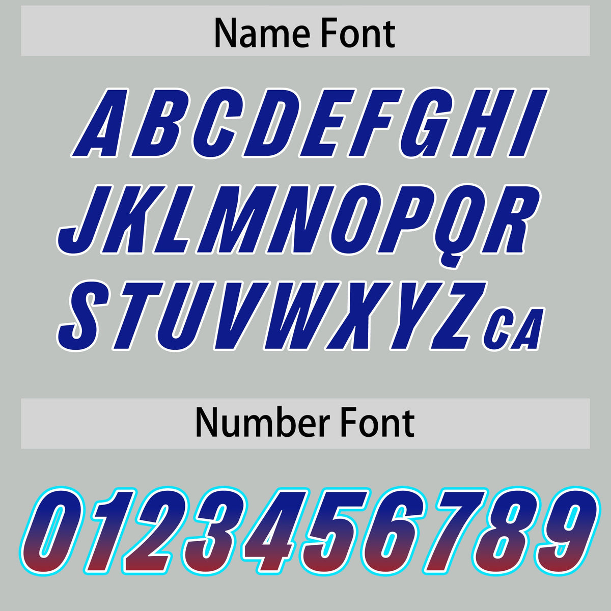 Custom Gray Royal and Red Sides Gradient Fashion Personalized Team Football Jersey