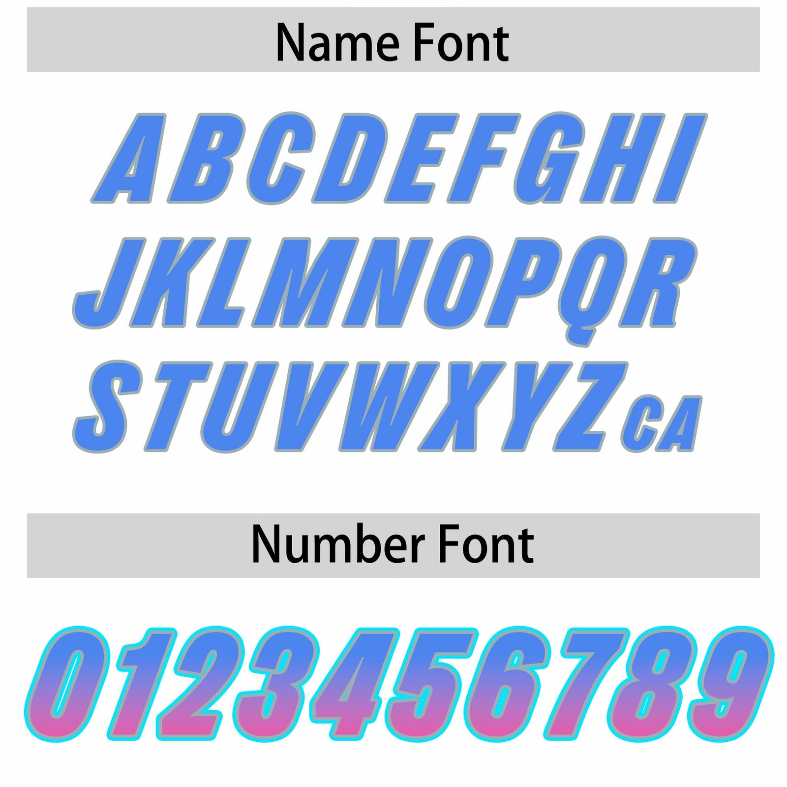 Custom White Powder Blue and Pink Sides Gradient Fashion Personalized Team Football Jersey