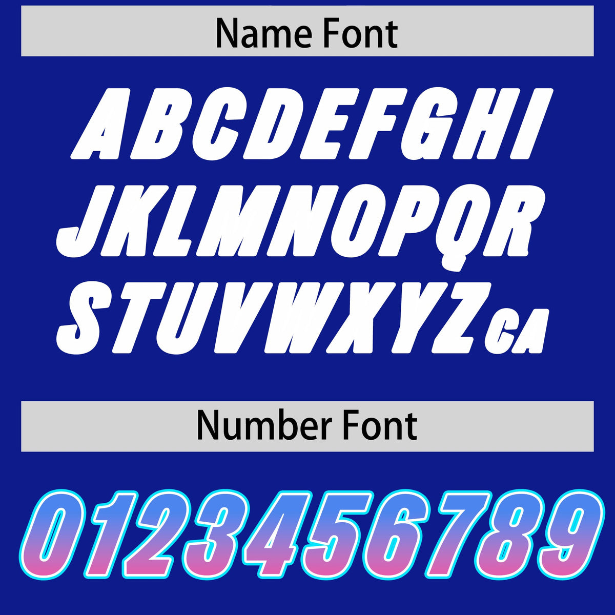 Custom Royal Powder Blue and Pink Sides Gradient Fashion Personalized Team Football Jersey