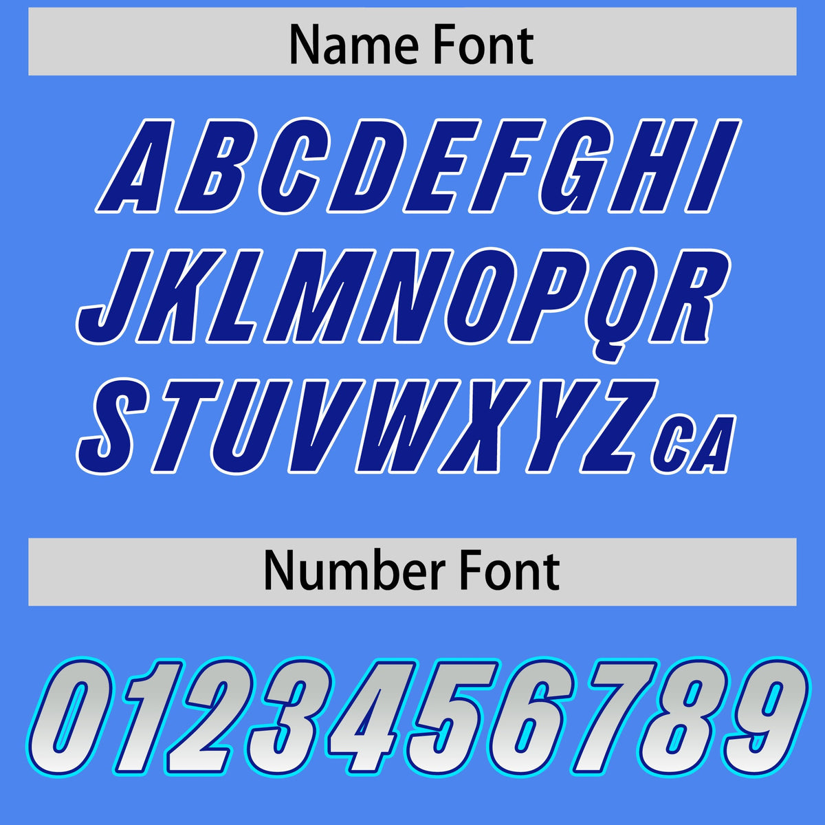 Custom Powder Blue Gray and White Sides Gradient Fashion Personalized Team Football Jersey