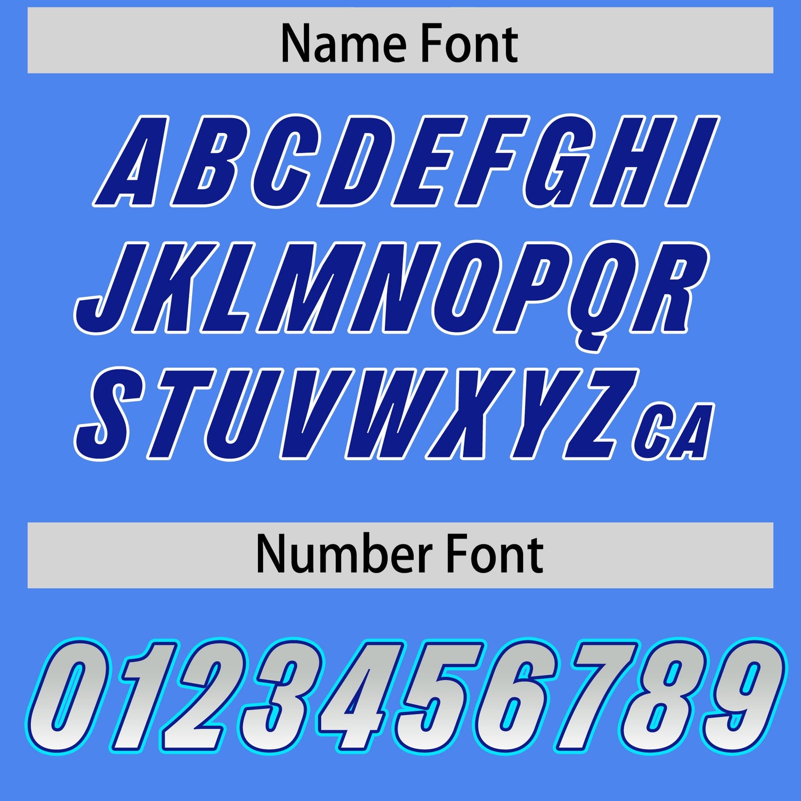 Custom Powder Blue Gray and White Sides Gradient Fashion Personalized Team Football Jersey