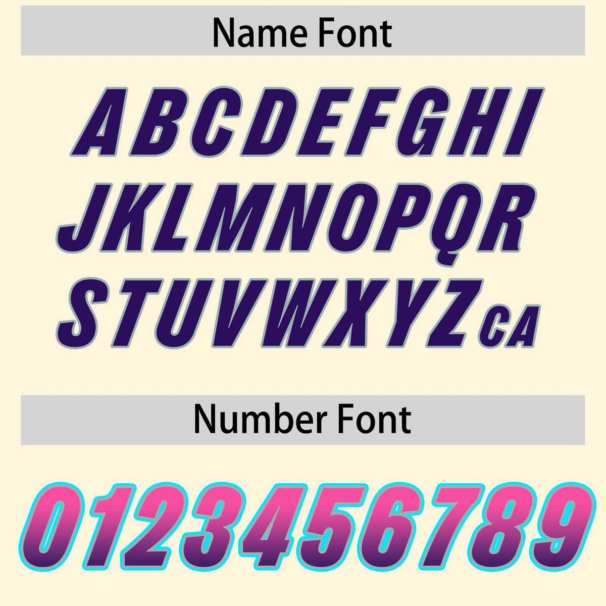 Custom Cream Pink and Purple Sides Gradient Fashion Personalized Team Football Jersey