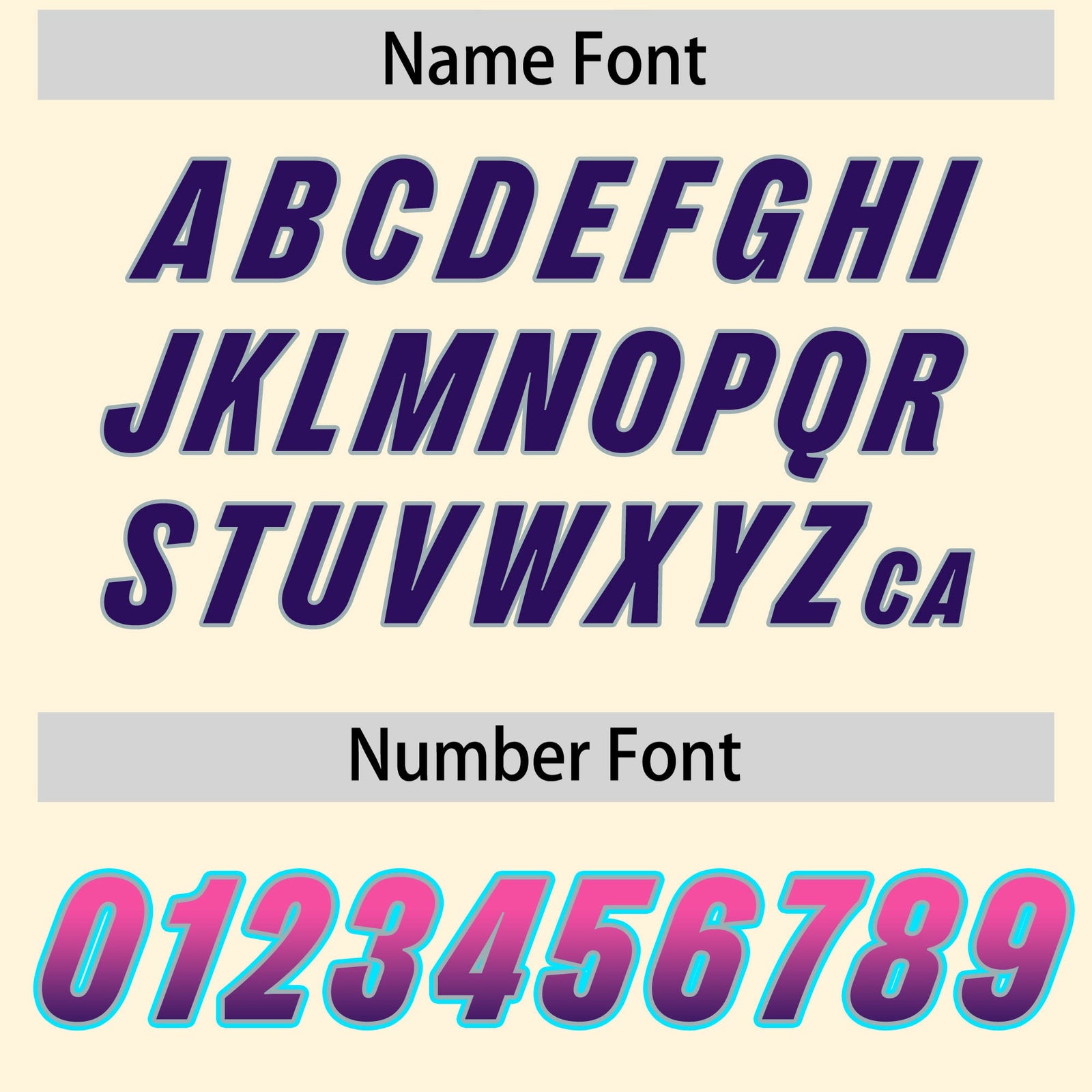 Custom Cream Pink and Purple Sides Gradient Fashion Personalized Team Football Jersey