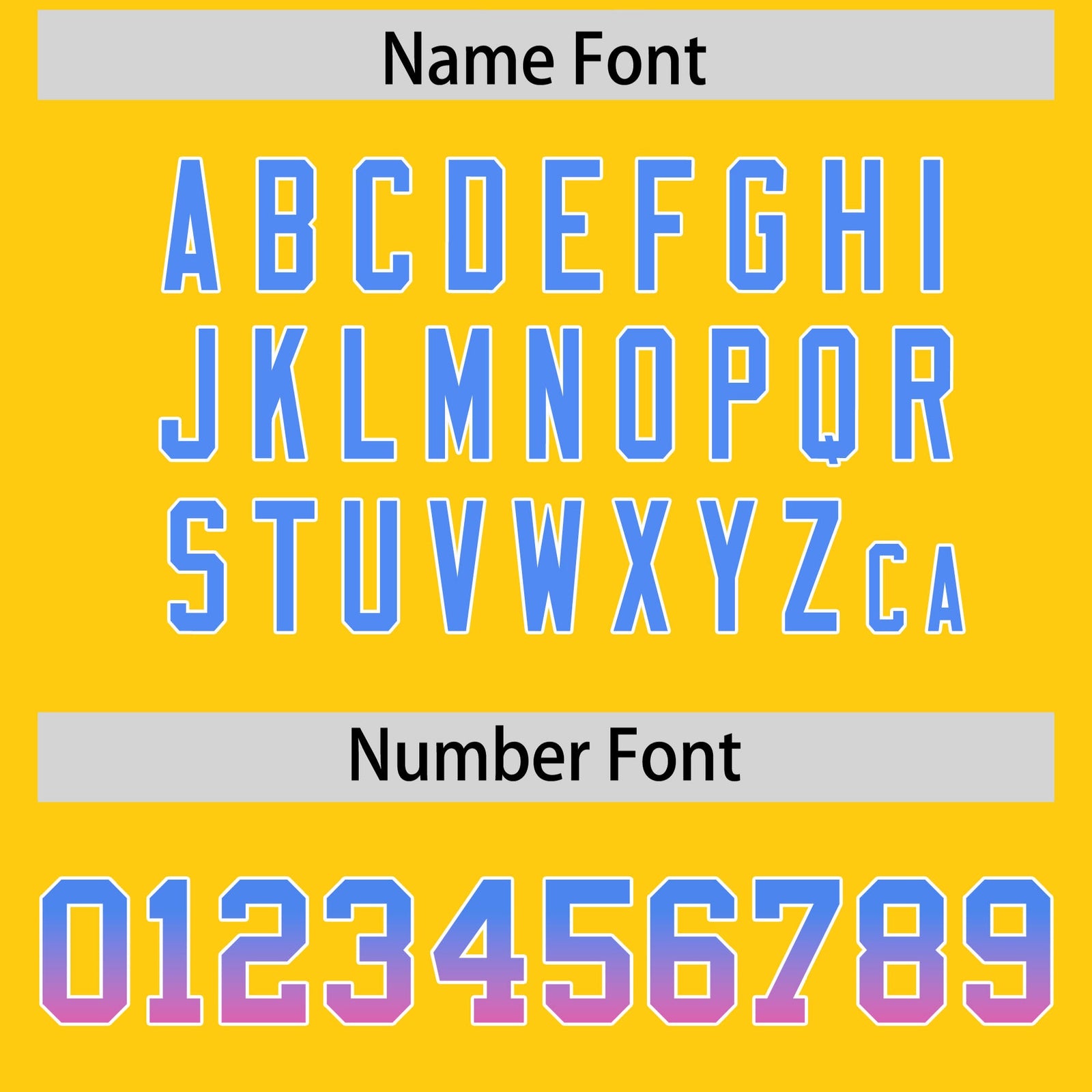 Custom Gold Powder Blue and Pink Sides Gradient Fashion Personalized Team Football Jersey