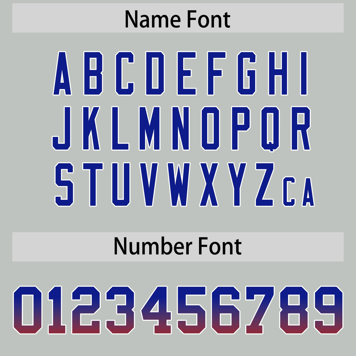 Custom Gray Royal and Red Sides Gradient Fashion Personalized Team Football Jersey